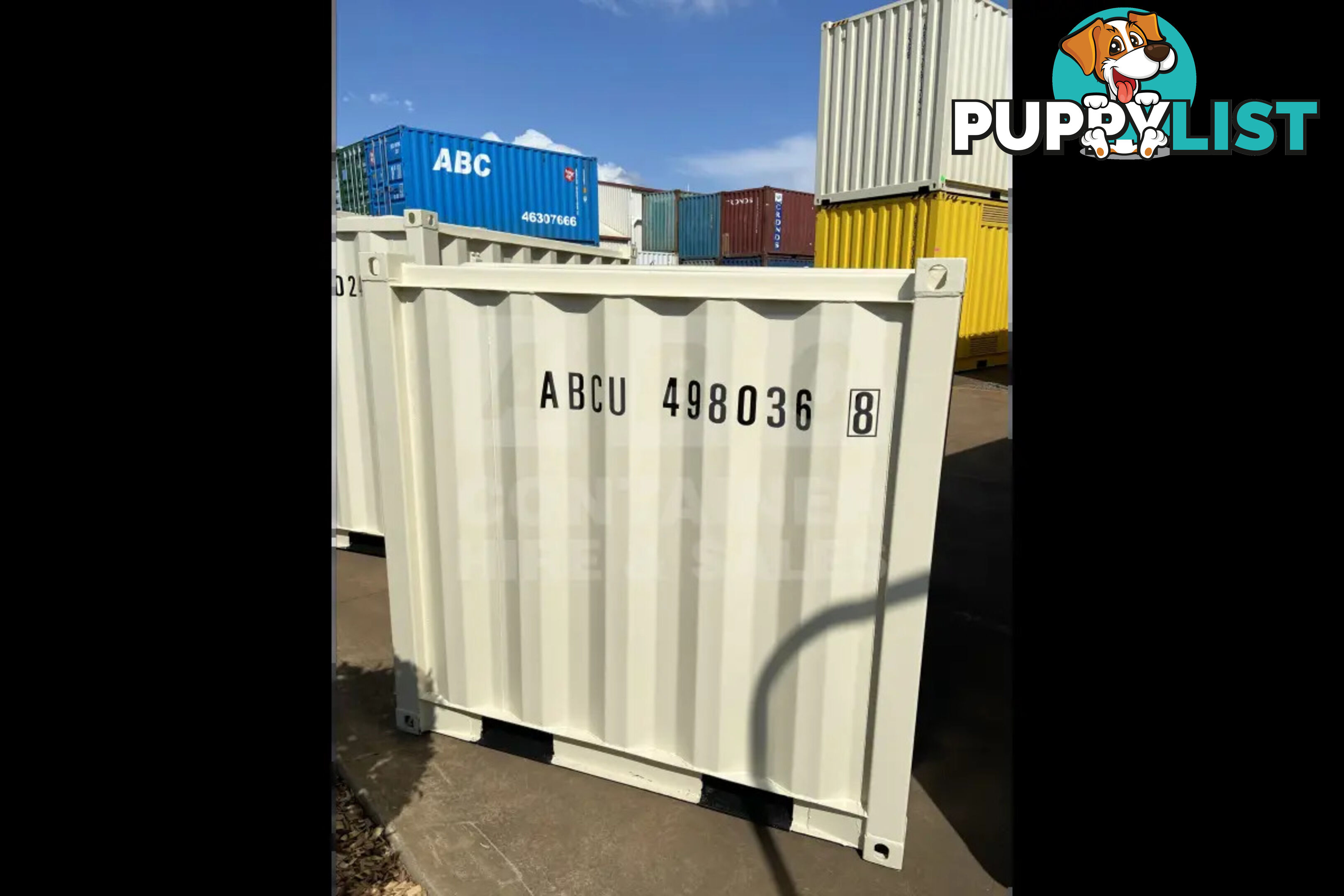 6' MINI CUBE SHIPPING CONTAINER