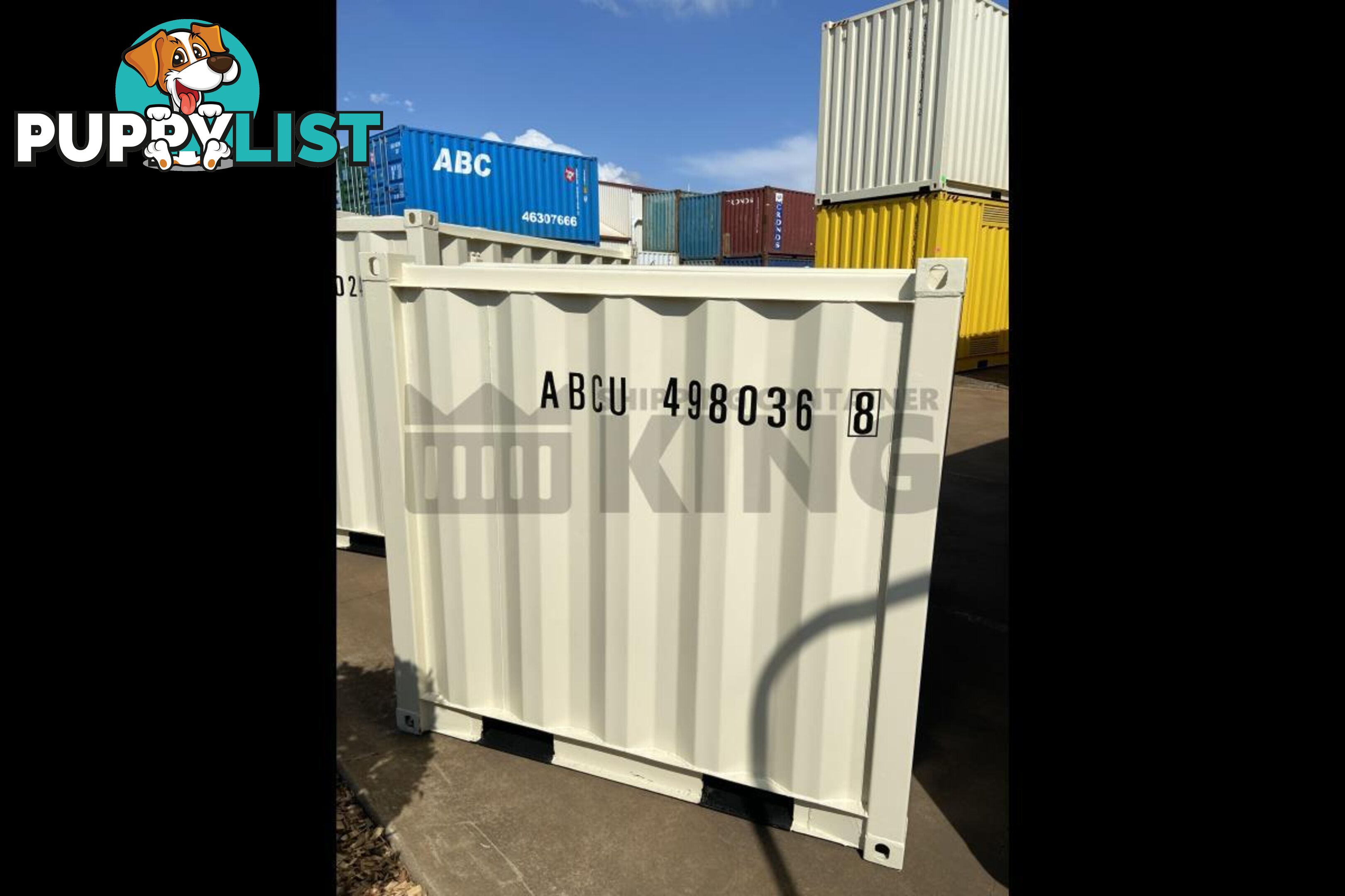 6' MINI CUBE SHIPPING CONTAINER