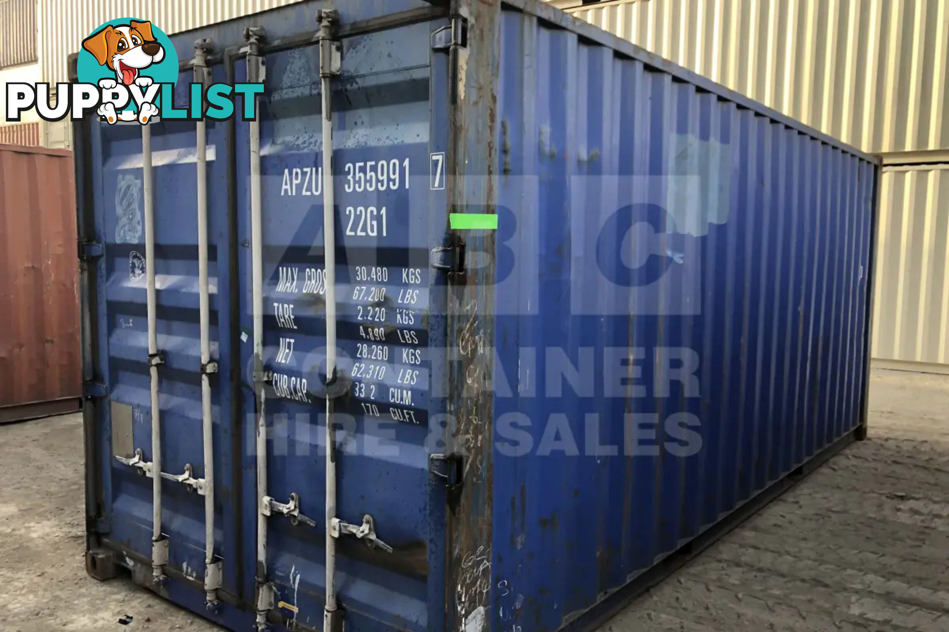 20' STANDARD HEIGHT SHIPPING CONTAINER
