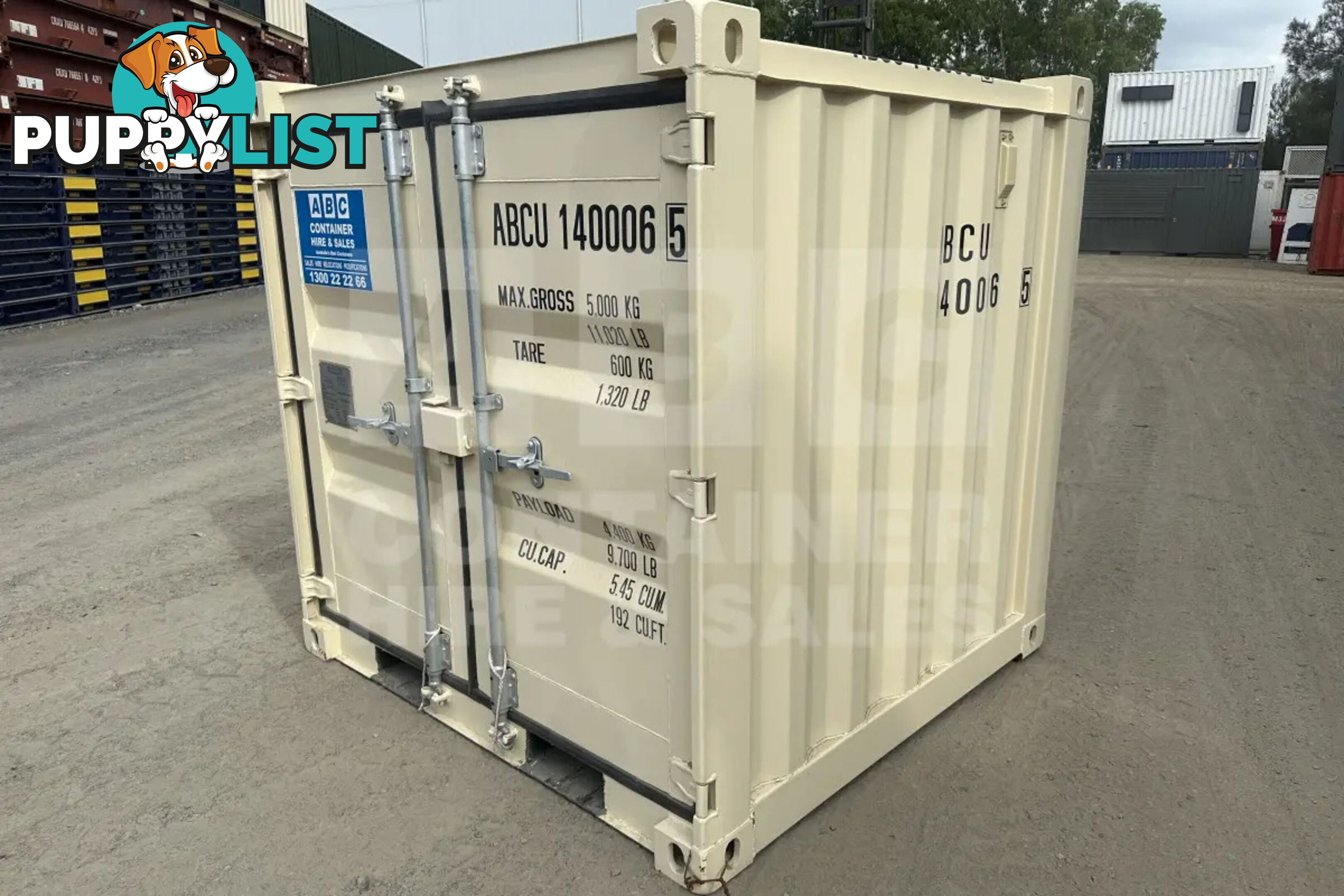 6' SHIPPING CONTAINER (FACTORY BUILT)