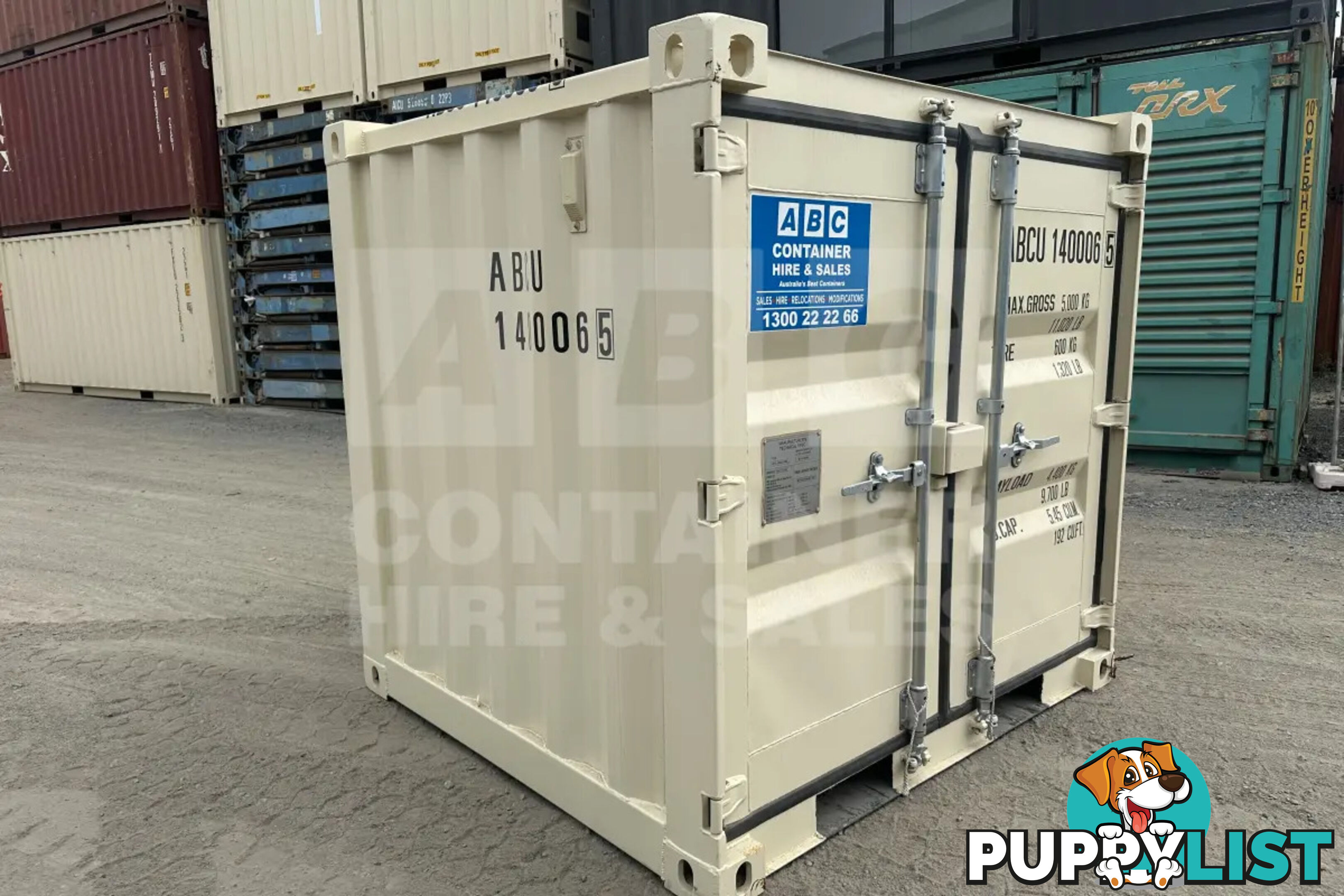 6' SHIPPING CONTAINER (FACTORY BUILT)