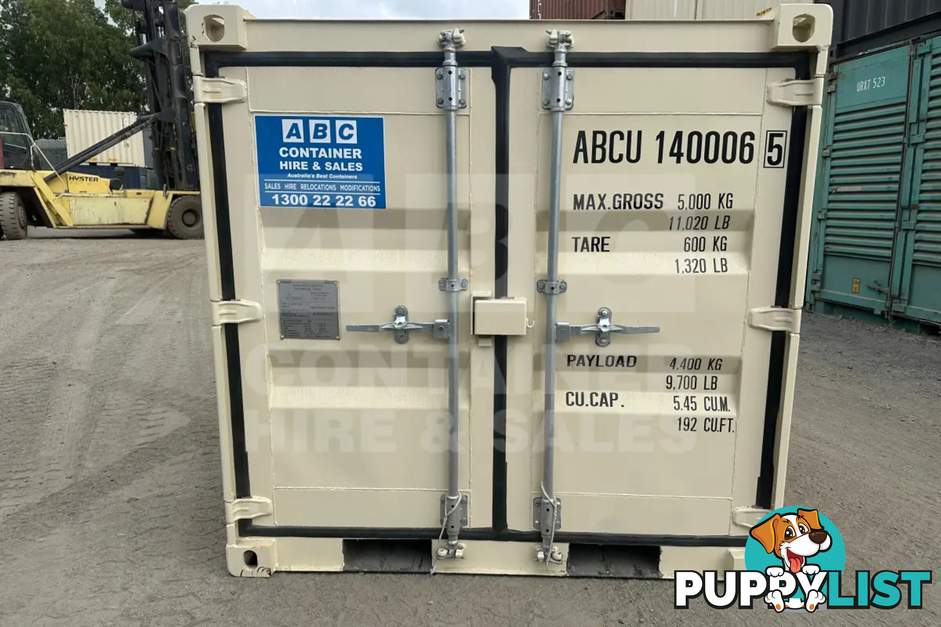 6' SHIPPING CONTAINER (FACTORY BUILT)