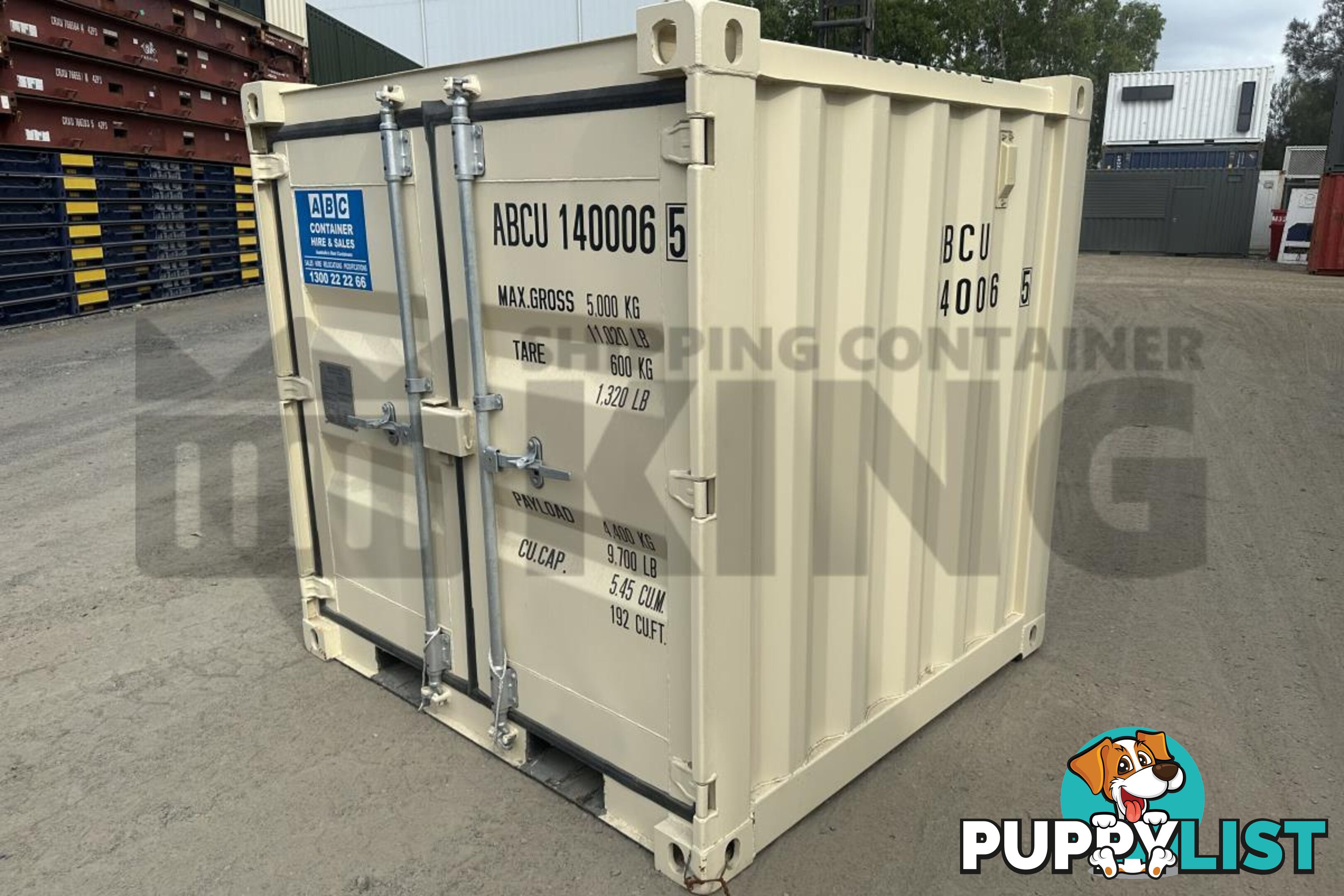 6' SHIPPING CONTAINER (FACTORY BUILT)