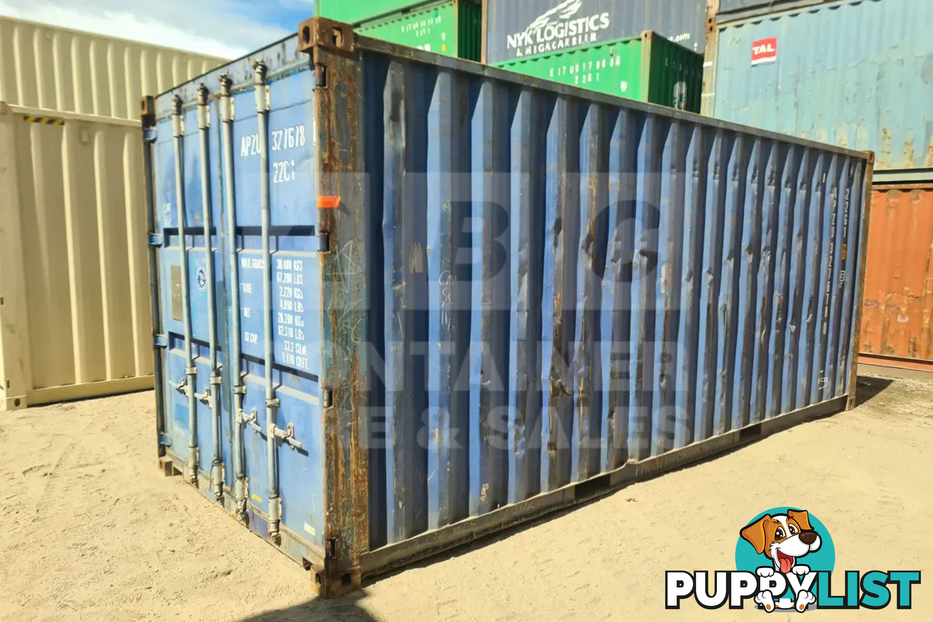 20' STANDARD HEIGHT SHIPPING CONTAINER