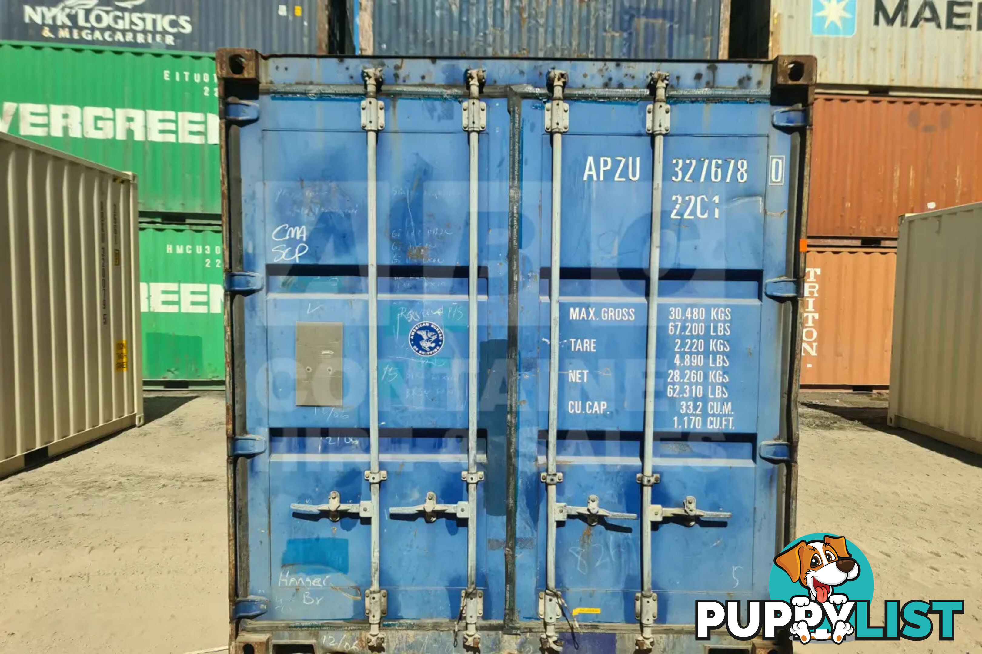 20' STANDARD HEIGHT SHIPPING CONTAINER