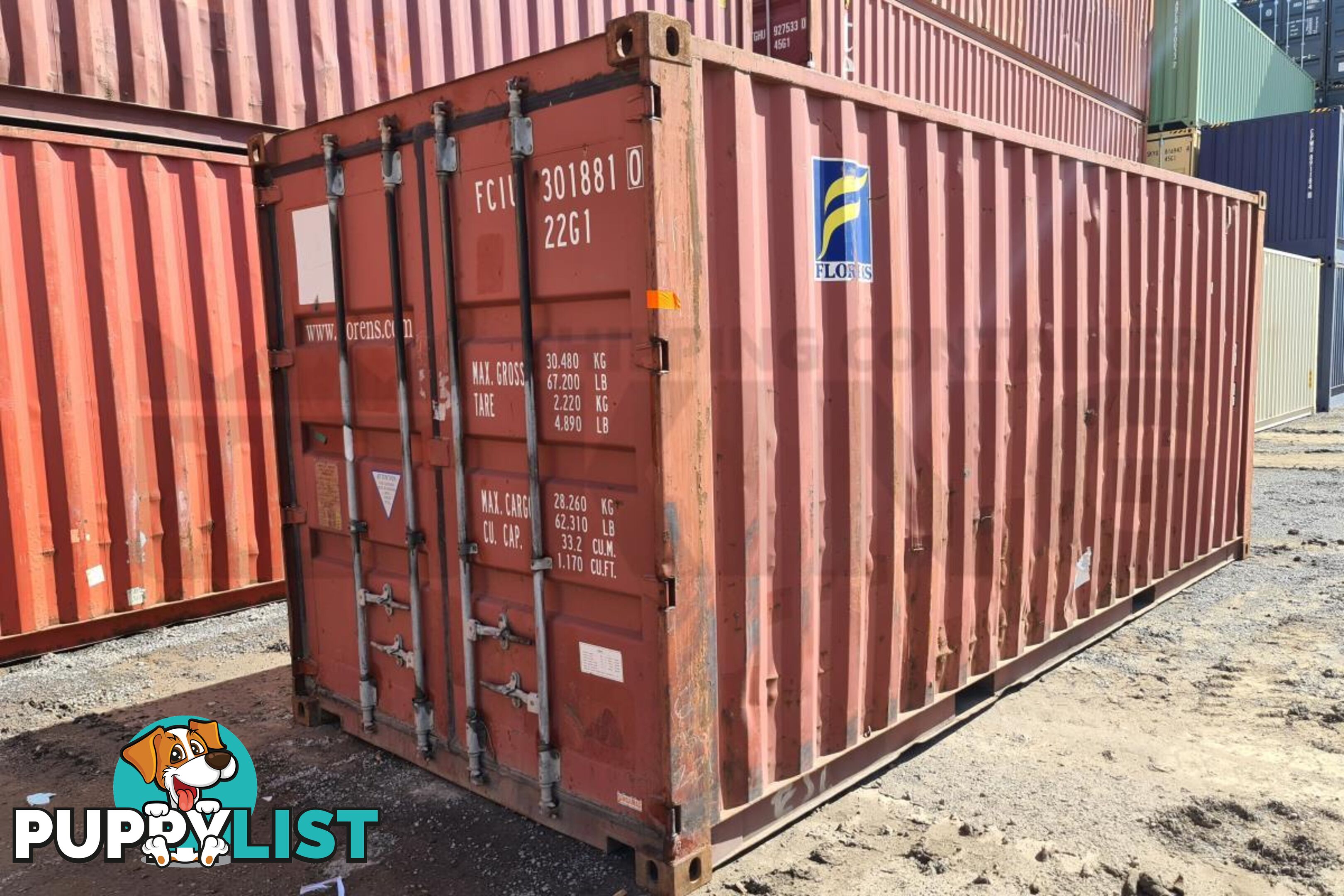 20' STANDARD HEIGHT SHIPPING CONTAINER - in Brisbane