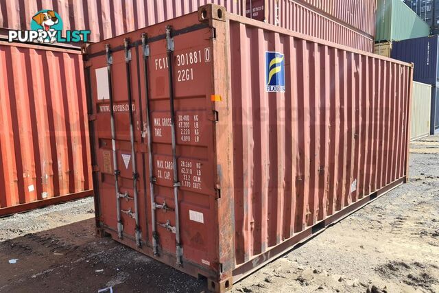 20' STANDARD HEIGHT SHIPPING CONTAINER - in Brisbane