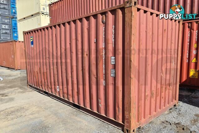 20' STANDARD HEIGHT SHIPPING CONTAINER - in Brisbane