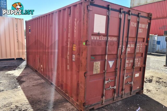 20' STANDARD HEIGHT SHIPPING CONTAINER - in Brisbane