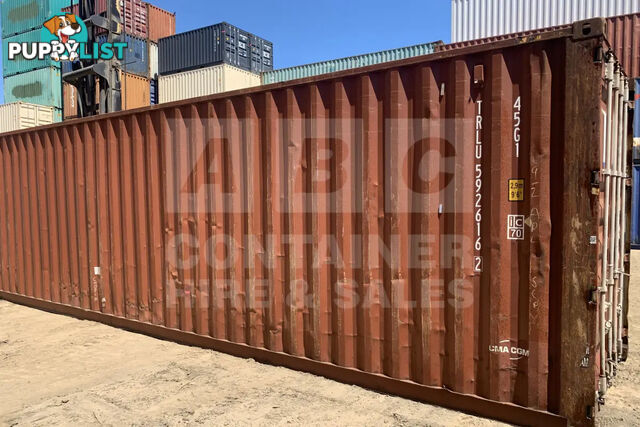 40' HIGH CUBE SHIPPING CONTAINER