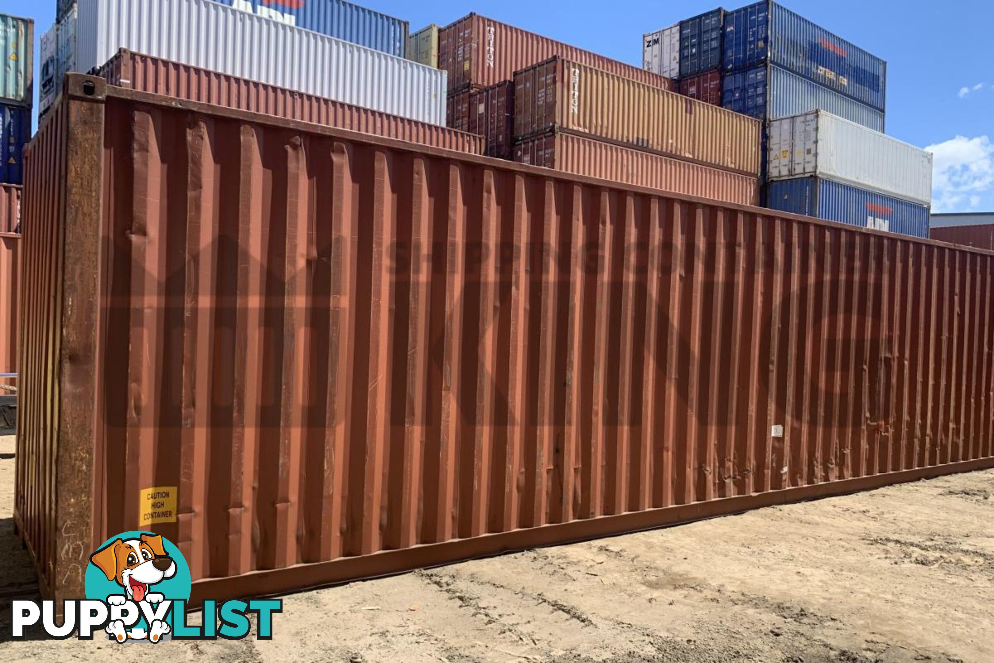 40' HIGH CUBE SHIPPING CONTAINER
