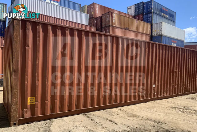 40' HIGH CUBE SHIPPING CONTAINER