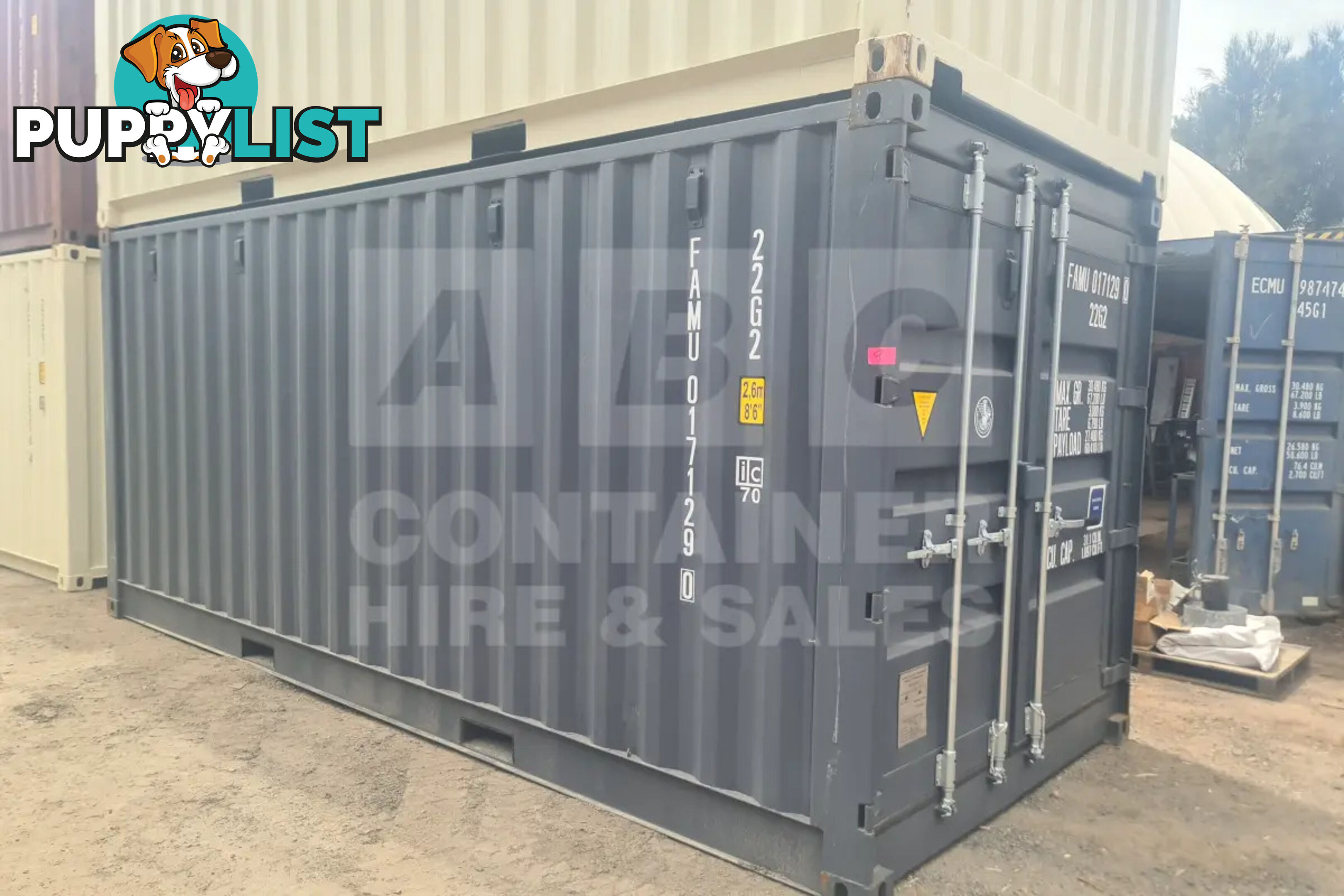 20' STANDARD HEIGHT FULL SIDE OPENING SHIPPING CONTAINER