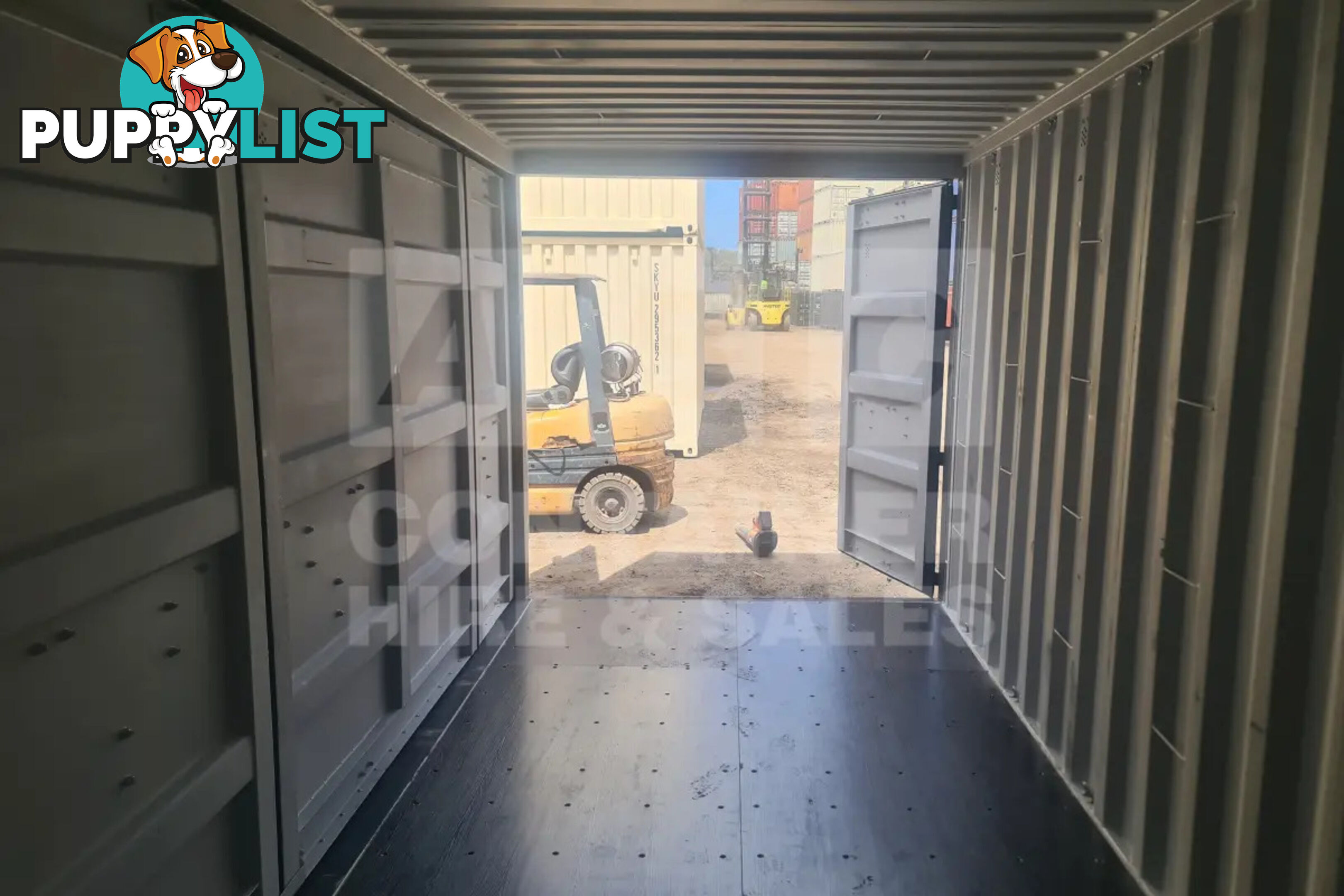 20' STANDARD HEIGHT FULL SIDE OPENING SHIPPING CONTAINER