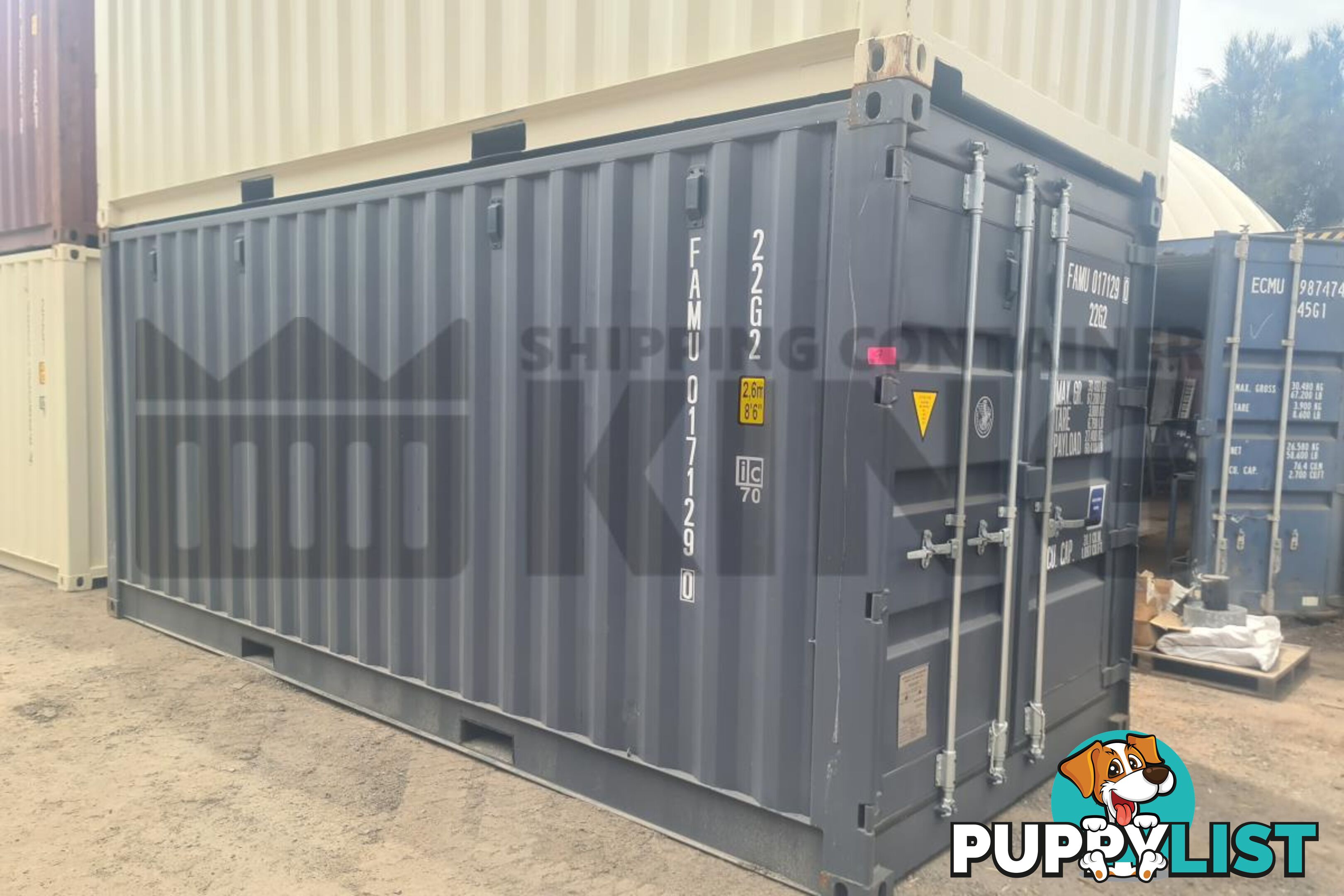 20' STANDARD HEIGHT FULL SIDE OPENING SHIPPING CONTAINER