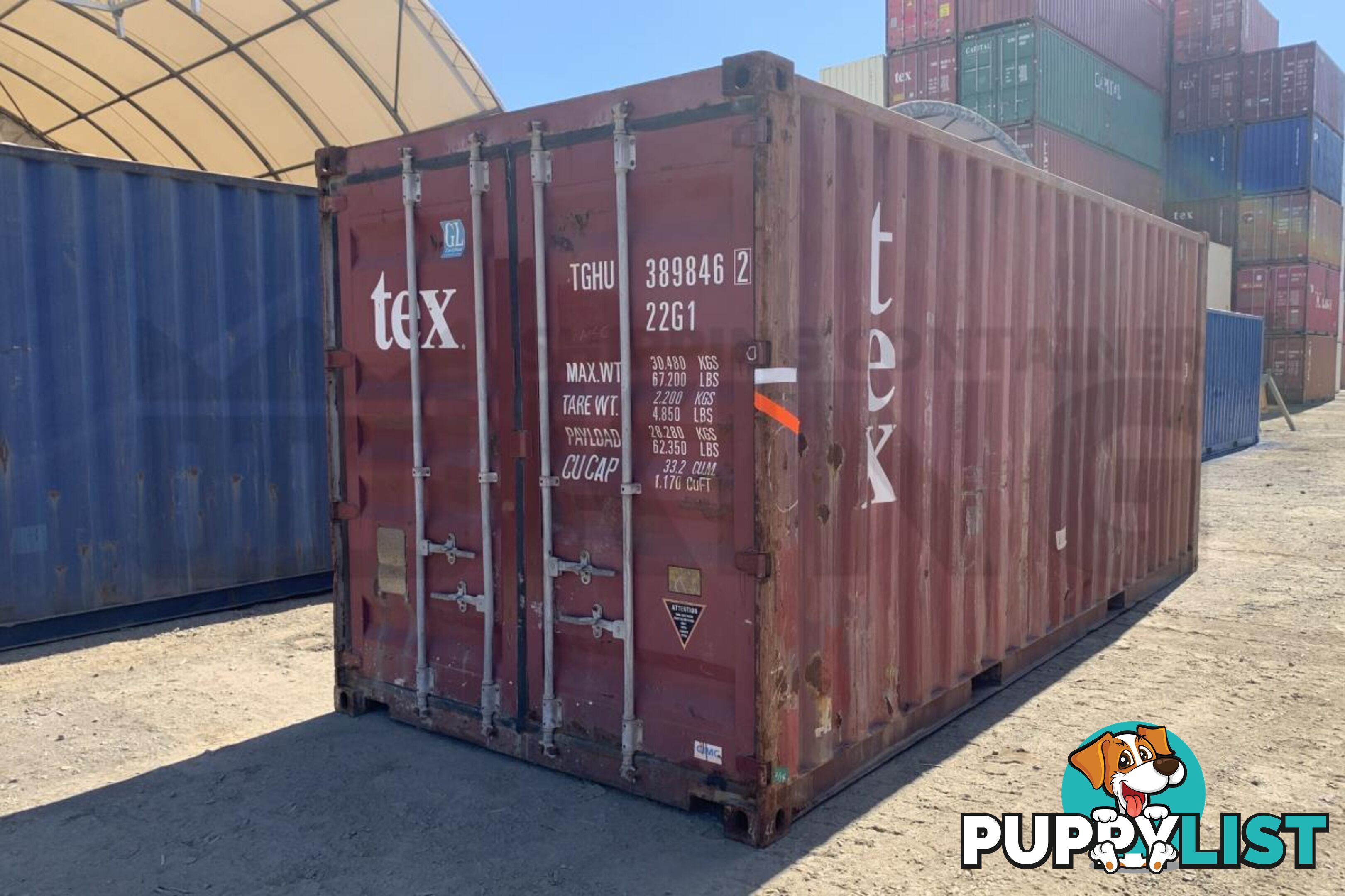 20' STANDARD HEIGHT SHIPPING CONTAINER - in Brisbane