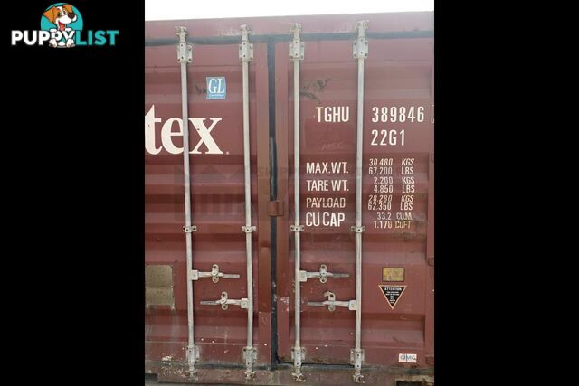 20' STANDARD HEIGHT SHIPPING CONTAINER - in Brisbane