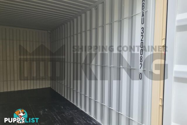 20' HIGH CUBE SHIPPING CONTAINER (WITH TIE RAILS) - in Brisbane