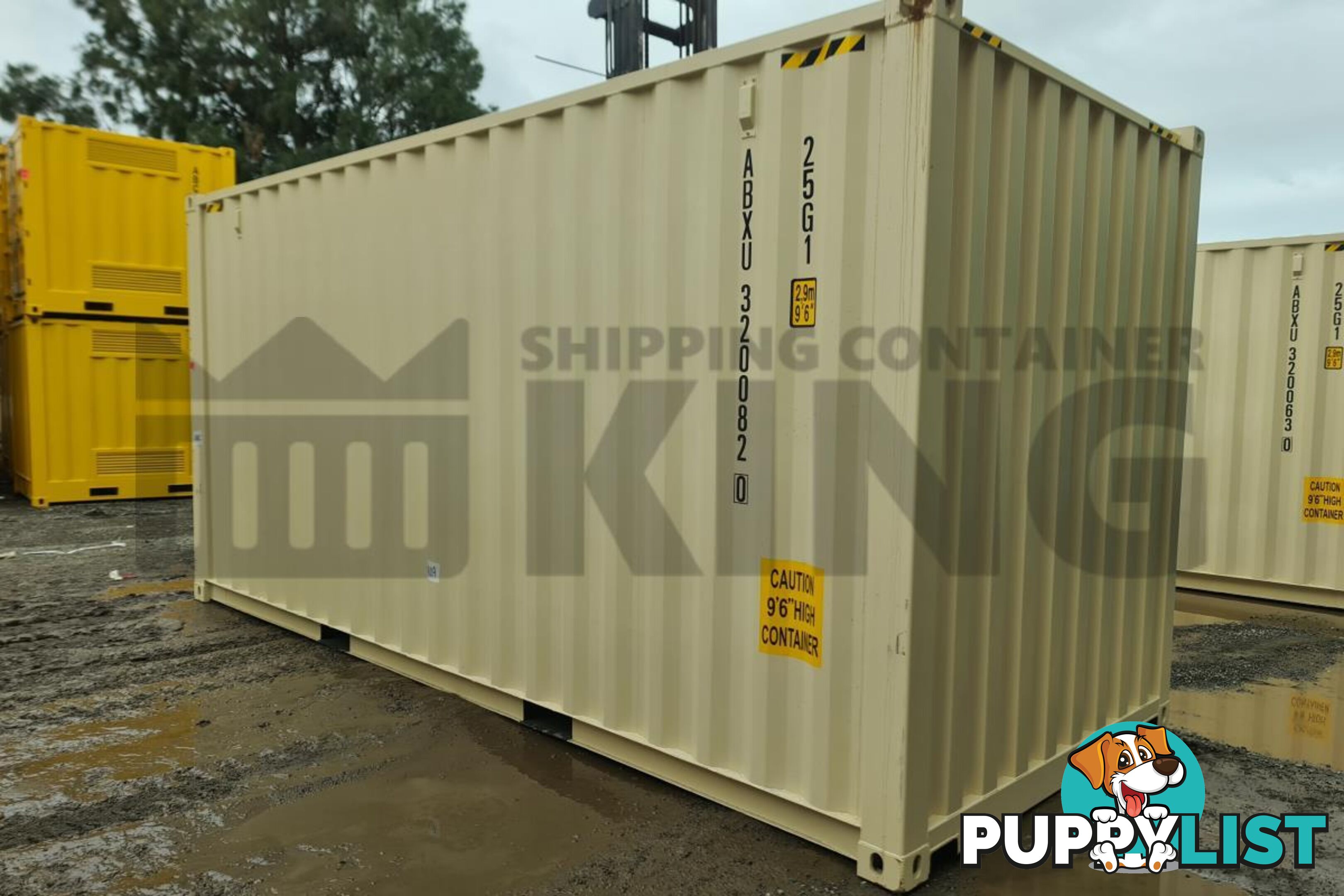 20' HIGH CUBE SHIPPING CONTAINER (WITH TIE RAILS) - in Brisbane