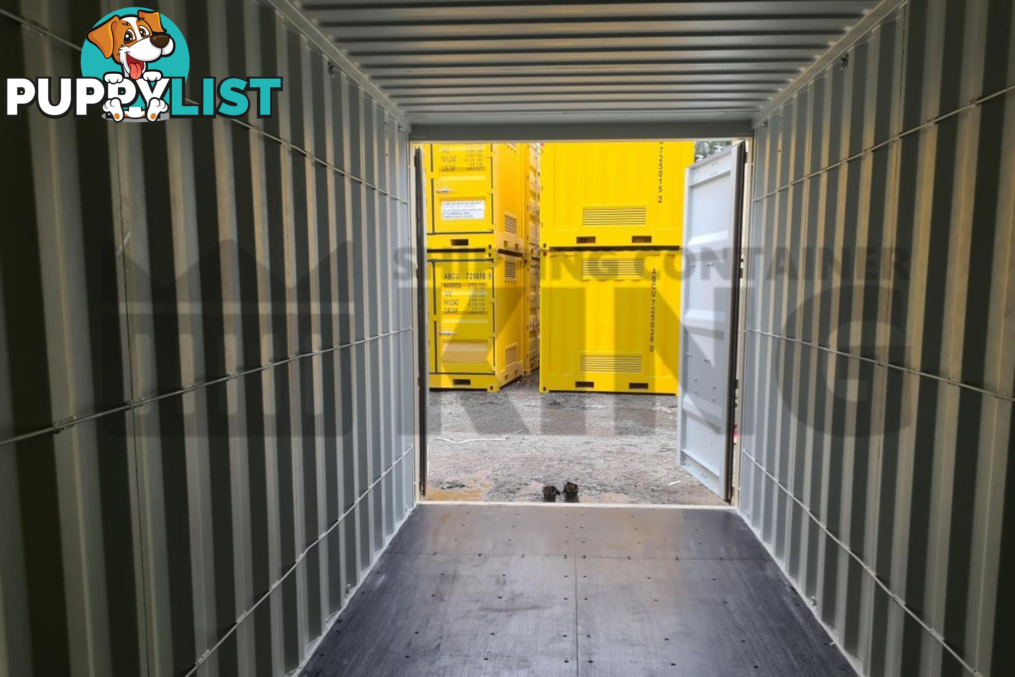 20' HIGH CUBE SHIPPING CONTAINER (WITH TIE RAILS) - in Brisbane