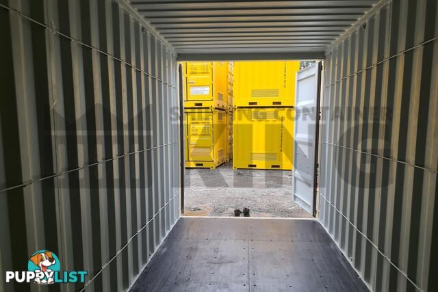 20' HIGH CUBE SHIPPING CONTAINER (WITH TIE RAILS) - in Brisbane