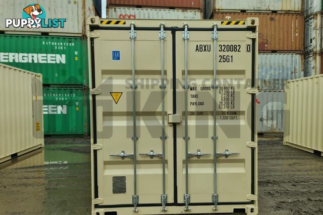 20' HIGH CUBE SHIPPING CONTAINER (WITH TIE RAILS) - in Brisbane