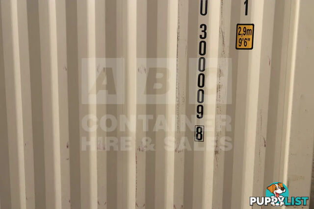 20' HIGH CUBE SHIPPING CONTAINER