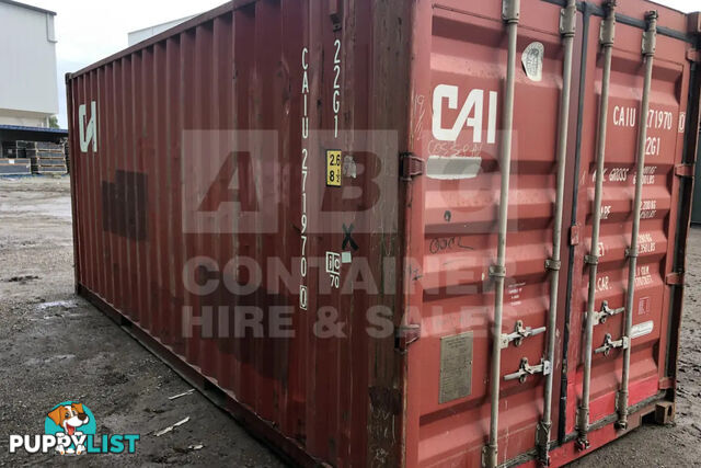 20' STANDARD HEIGHT SHIPPING CONTAINER - in Toowoomba