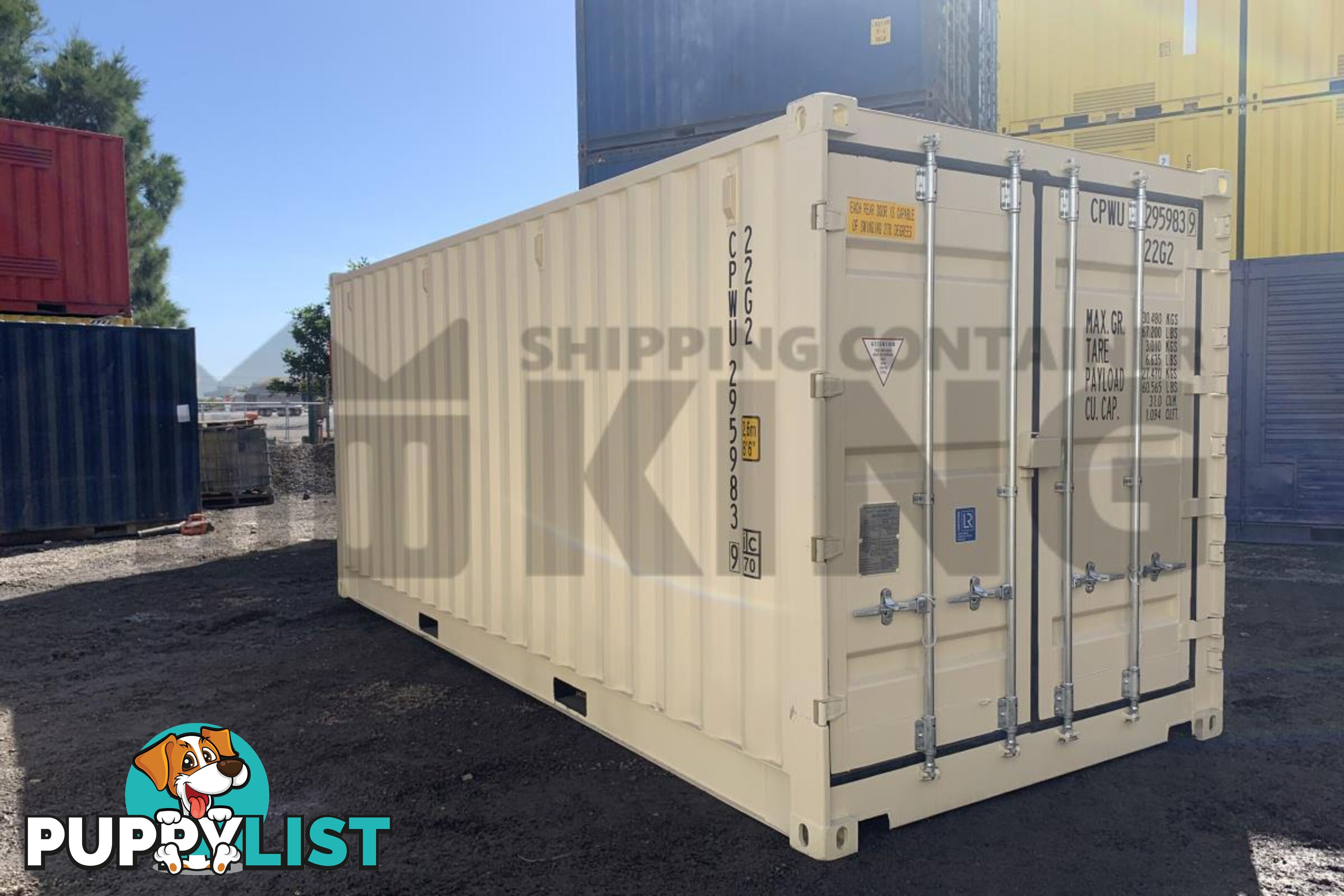 20' STANDARD HEIGHT FULL SIDE OPENING SHIPPING CONTAINER