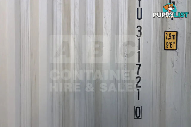 20' HIGH CUBE SHIPPING CONTAINER - in Brisbane