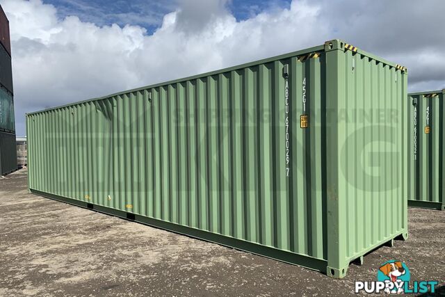 40' HIGH CUBE SHIPPING CONTAINER (STEEL FLOOR) - in Brisbane