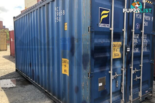 20' HIGH CUBE OPEN TOP SHIPPING CONTAINER (TARP AND BOWS) - in Brisbane