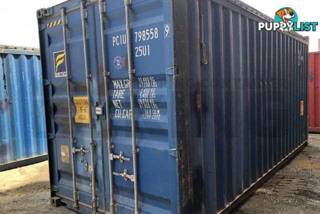 20' HIGH CUBE OPEN TOP SHIPPING CONTAINER (TARP AND BOWS) - in Brisbane