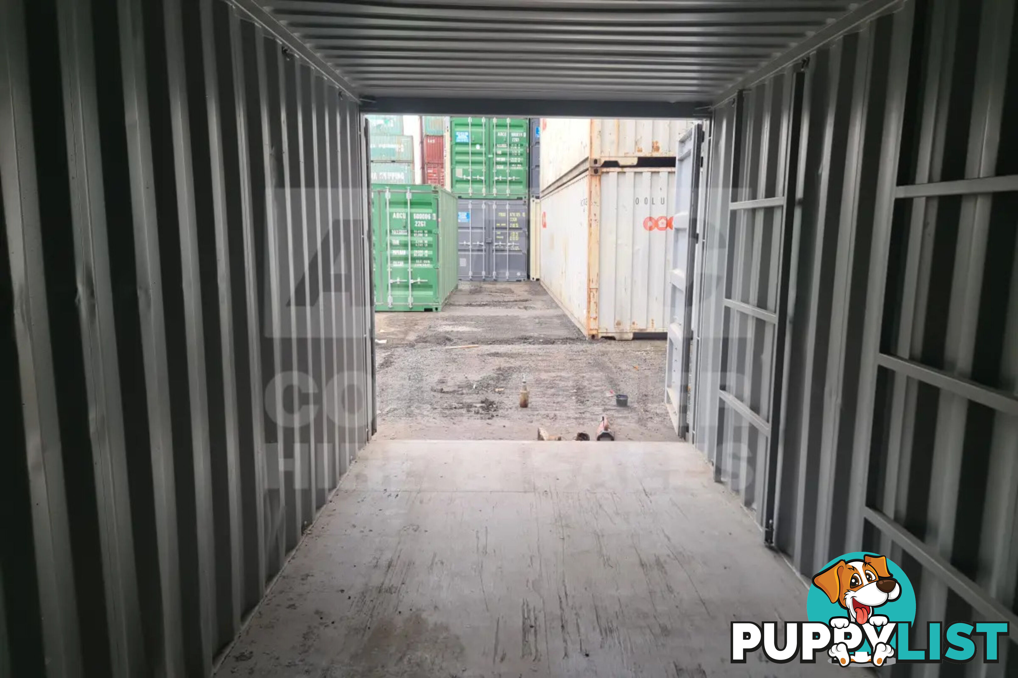 21' PLUMBERS BOX SHIPPING CONTAINER