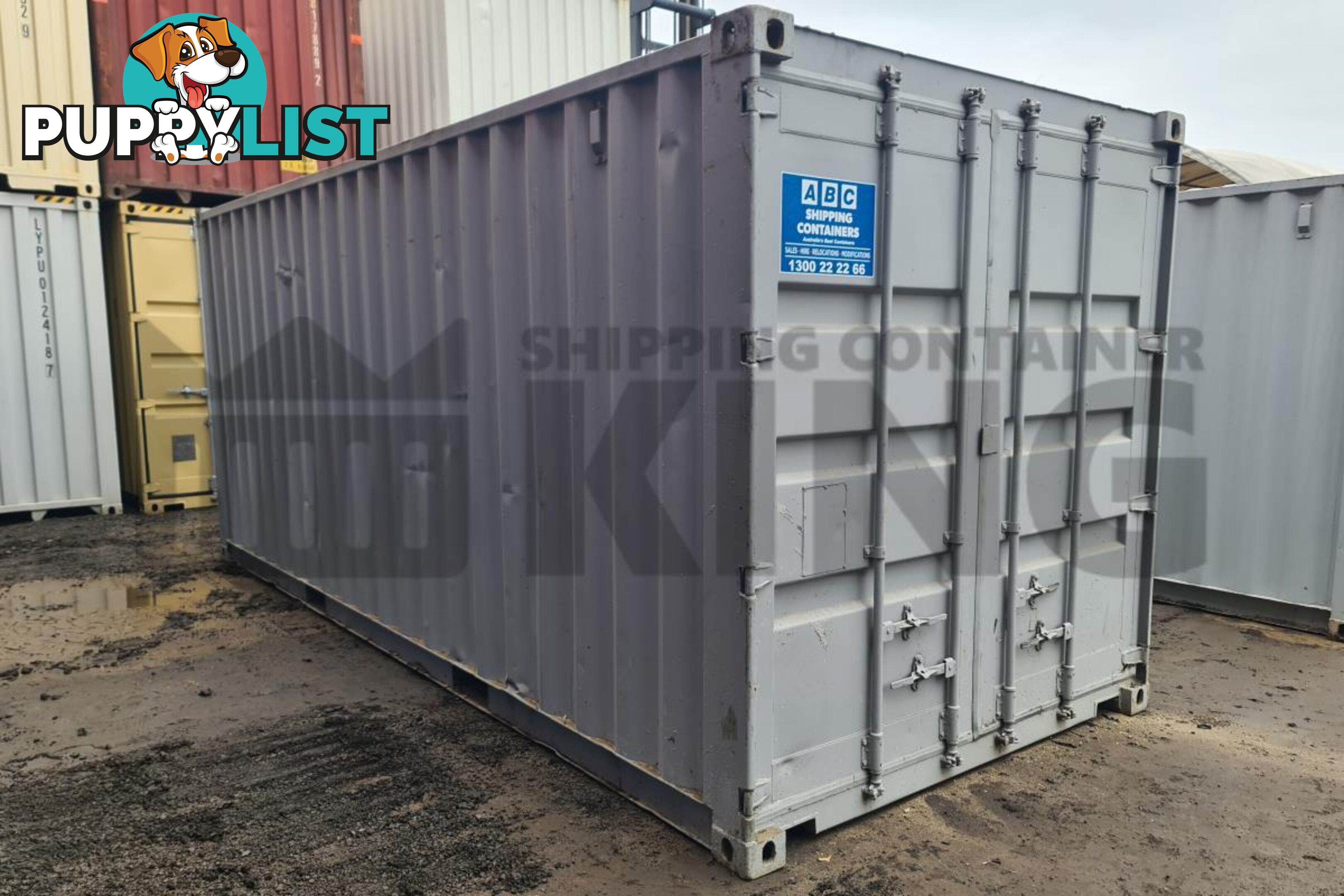 21' PLUMBERS BOX SHIPPING CONTAINER