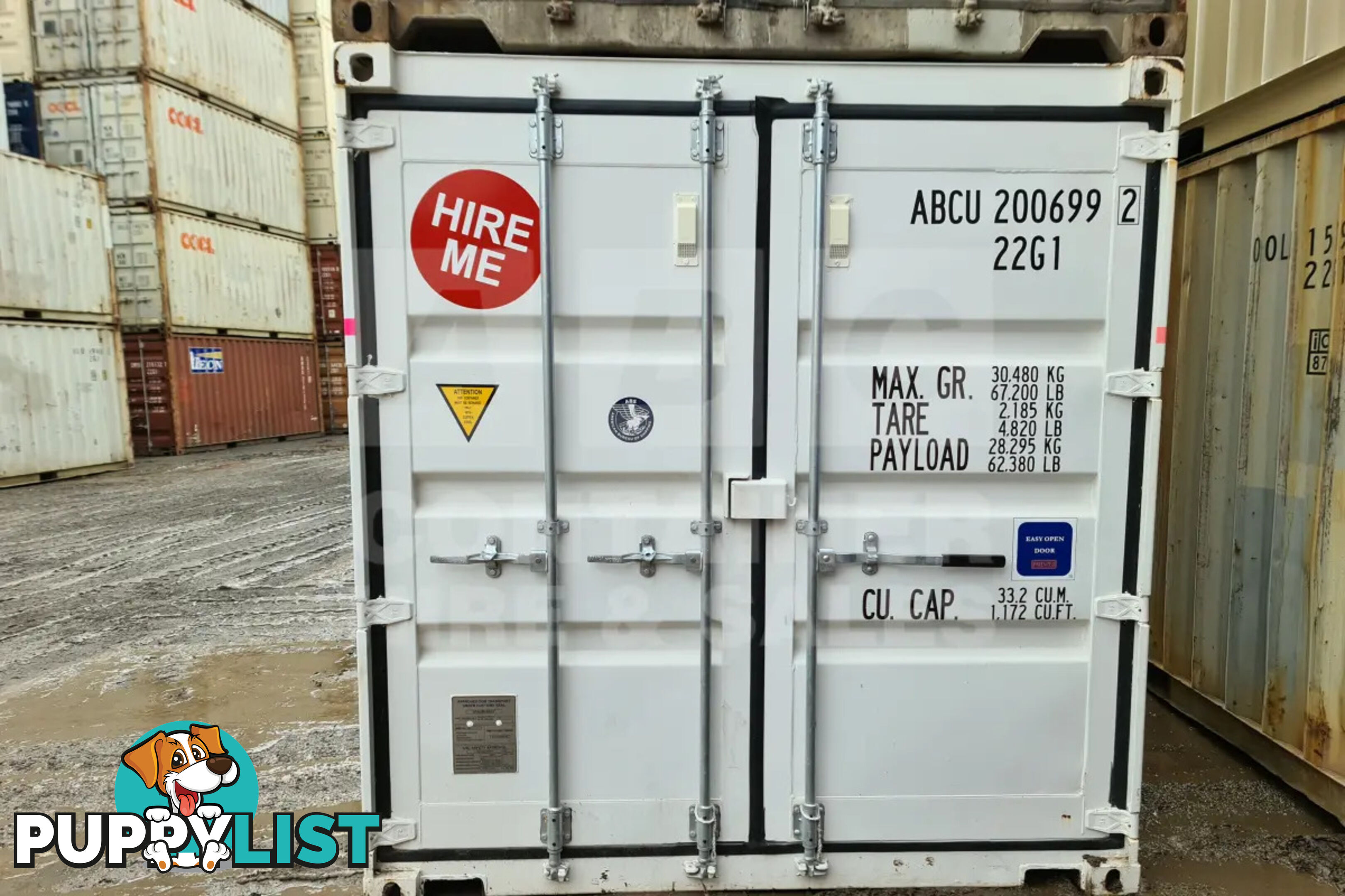 20' STANDARD HEIGHT SHIPPING CONTAINER - in Rockhampton