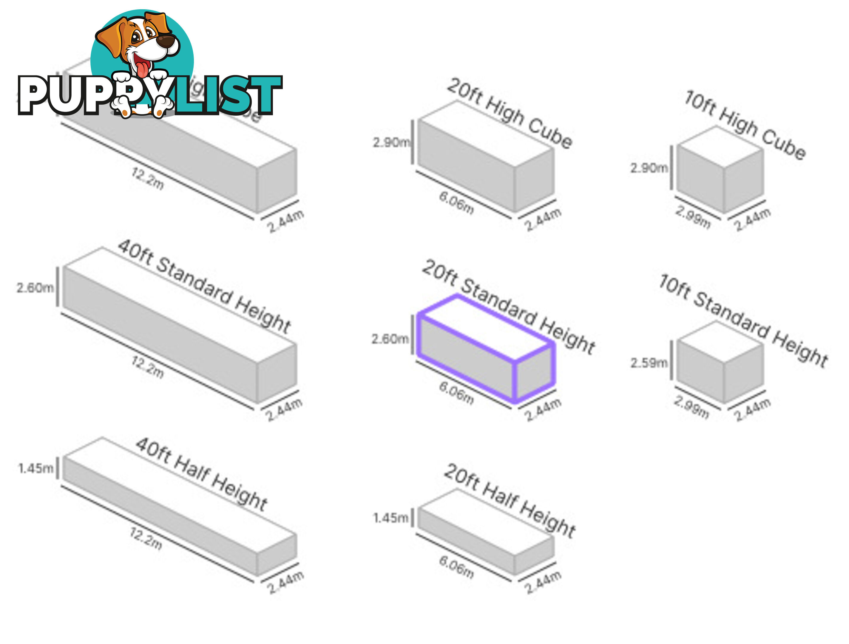 20' STANDARD HEIGHT SHIPPING CONTAINER - in Rockhampton