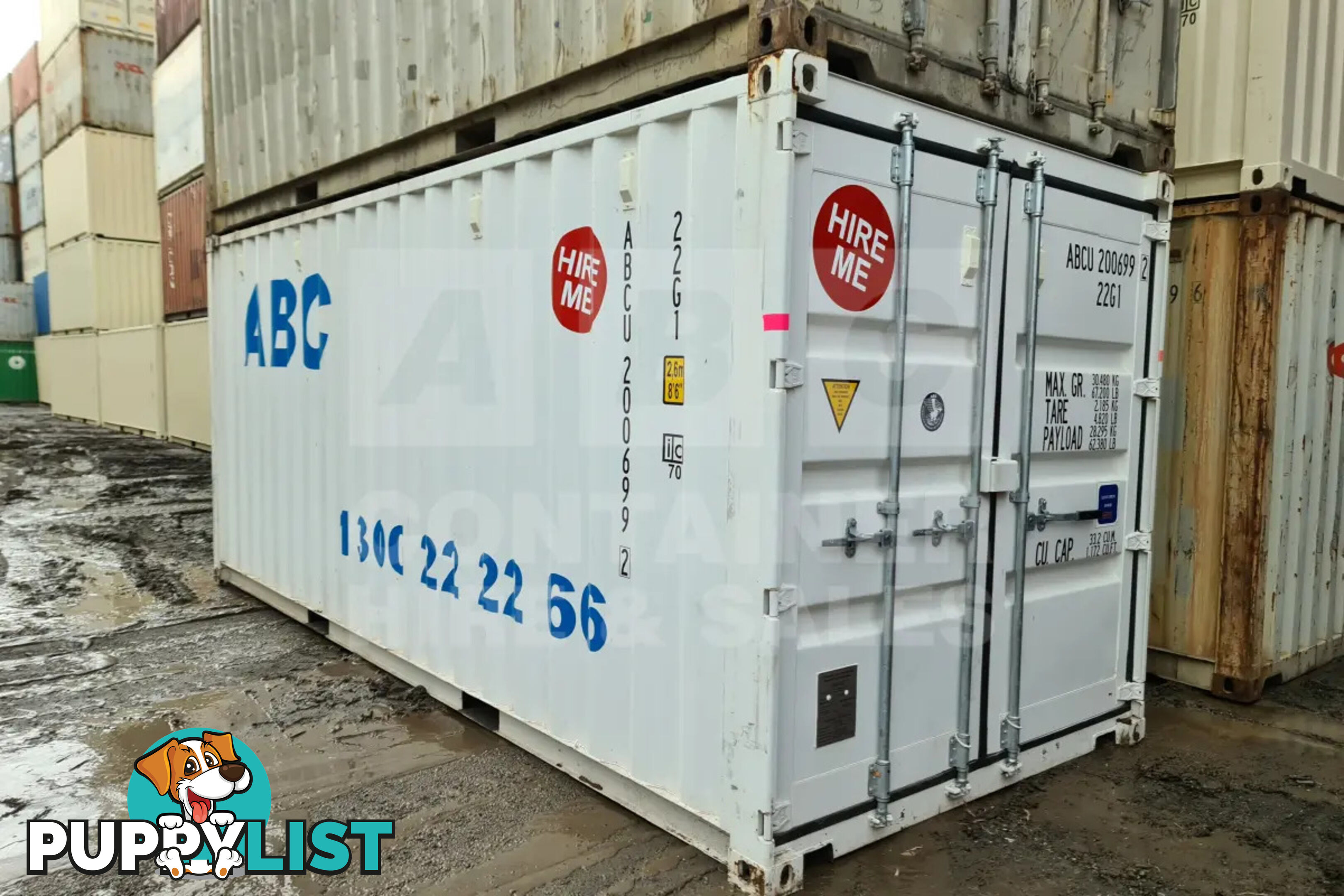 20' STANDARD HEIGHT SHIPPING CONTAINER - in Rockhampton
