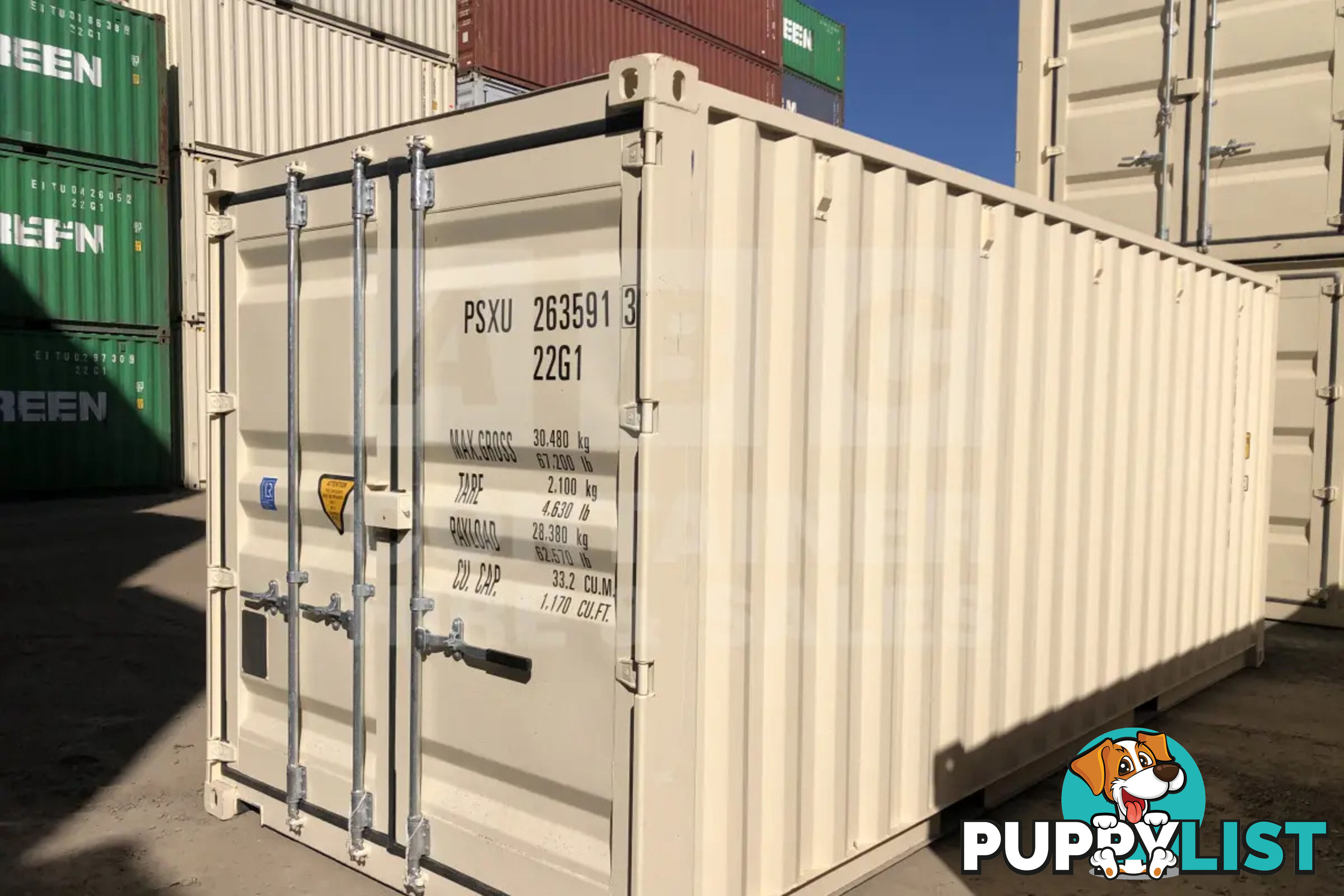 20' STANDARD HEIGHT SHIPPING CONTAINER
