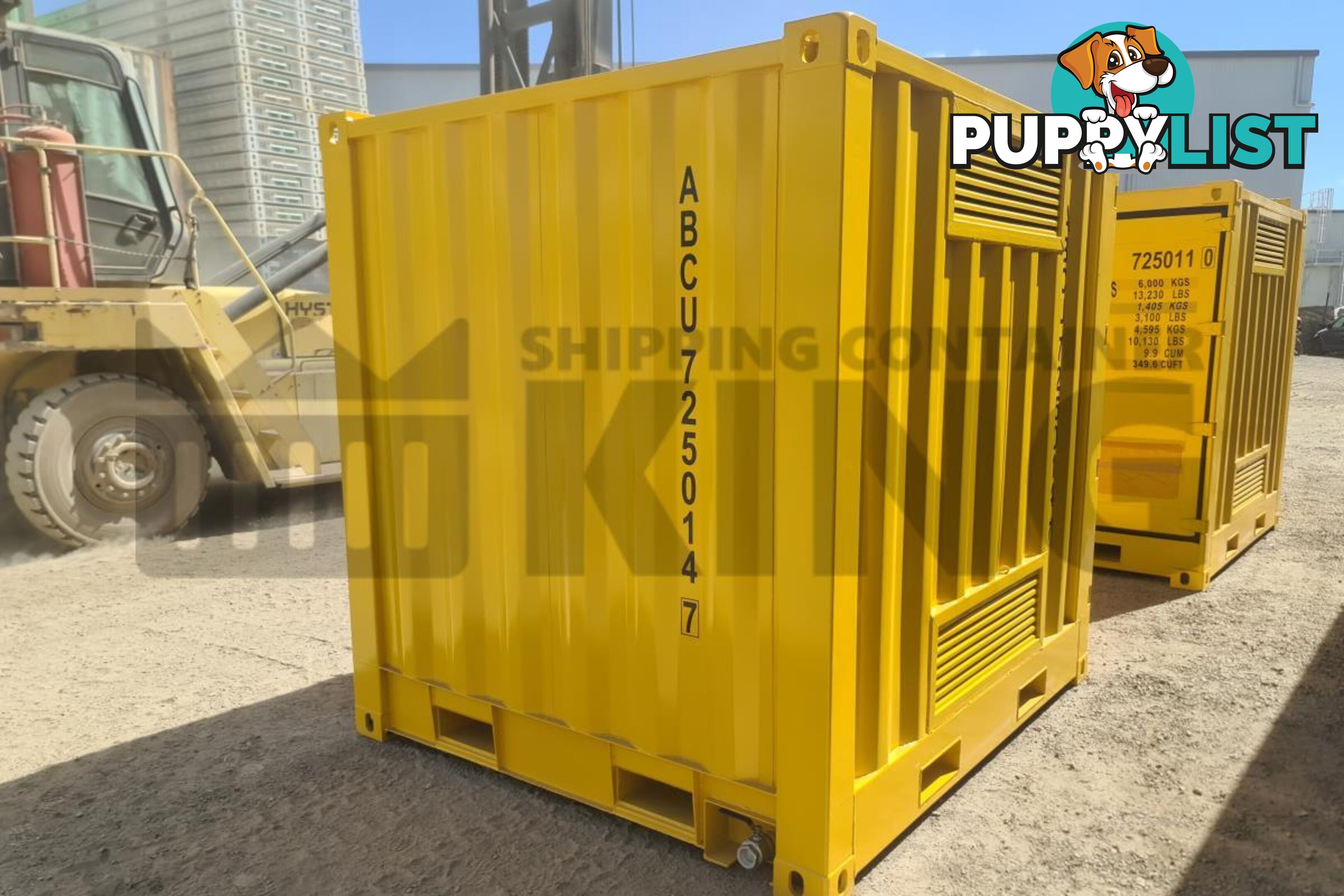 8' DANGEROUS GOODS SHIPPING CONTAINER (4 CORNER POST)