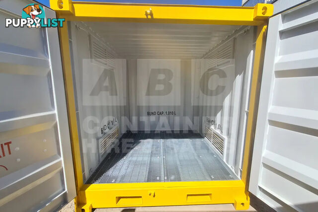 8' DANGEROUS GOODS SHIPPING CONTAINER (4 CORNER POST)