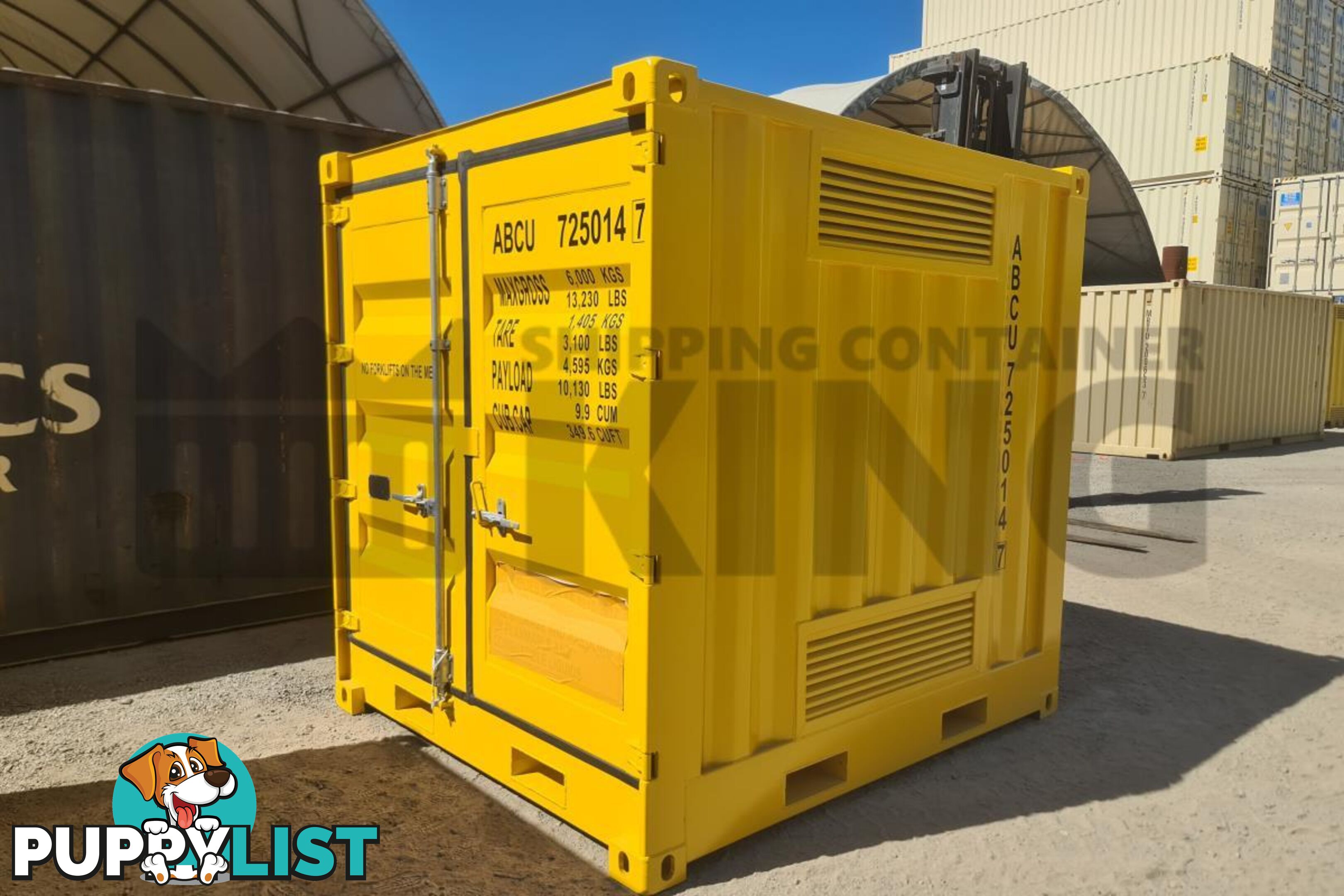 8' DANGEROUS GOODS SHIPPING CONTAINER (4 CORNER POST)