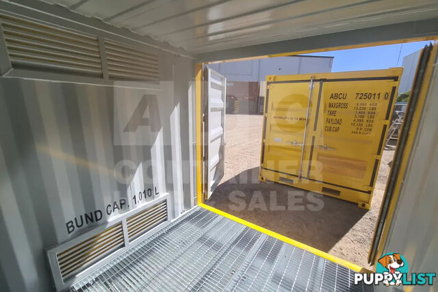 8' DANGEROUS GOODS SHIPPING CONTAINER (4 CORNER POST)