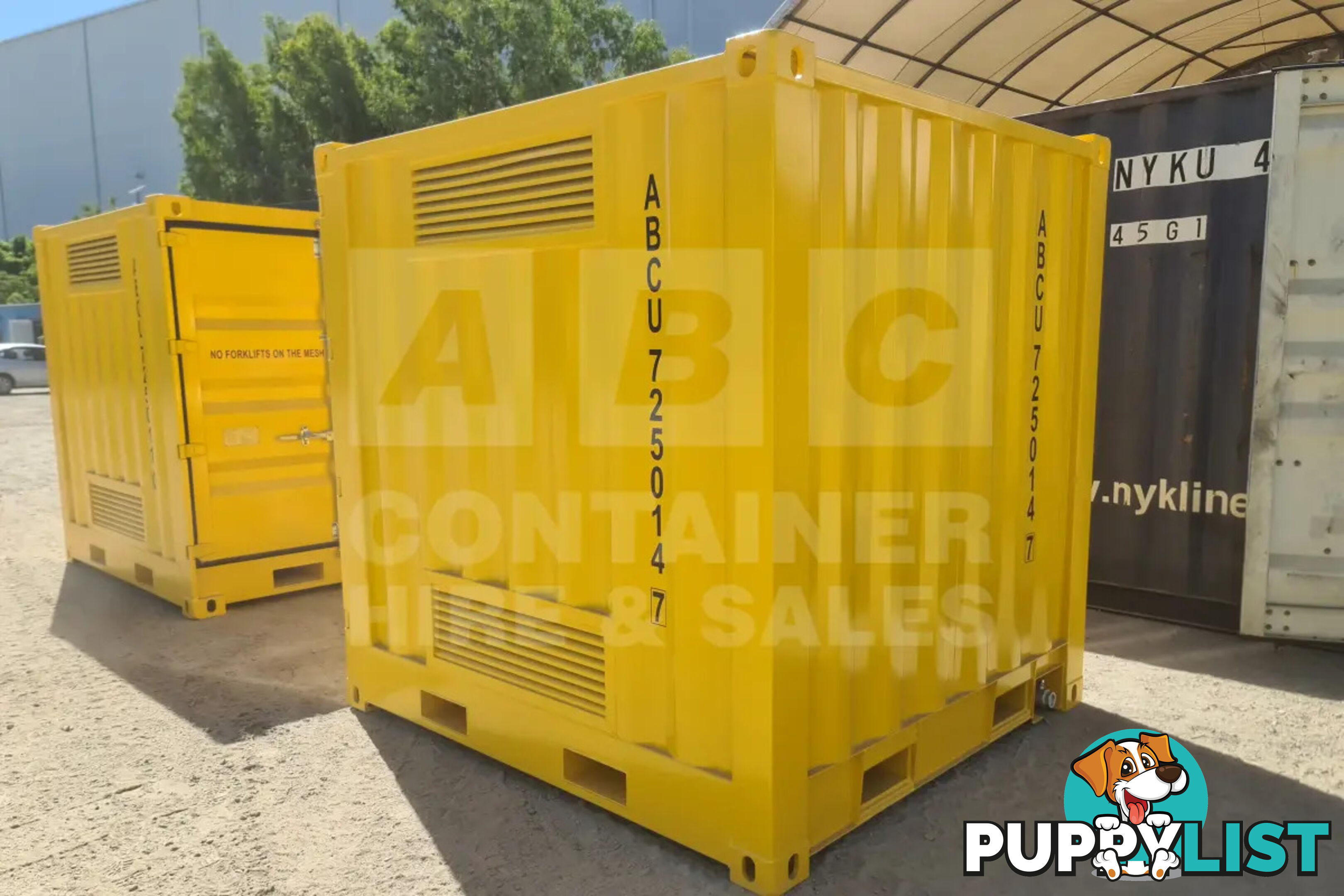 8' DANGEROUS GOODS SHIPPING CONTAINER (4 CORNER POST)