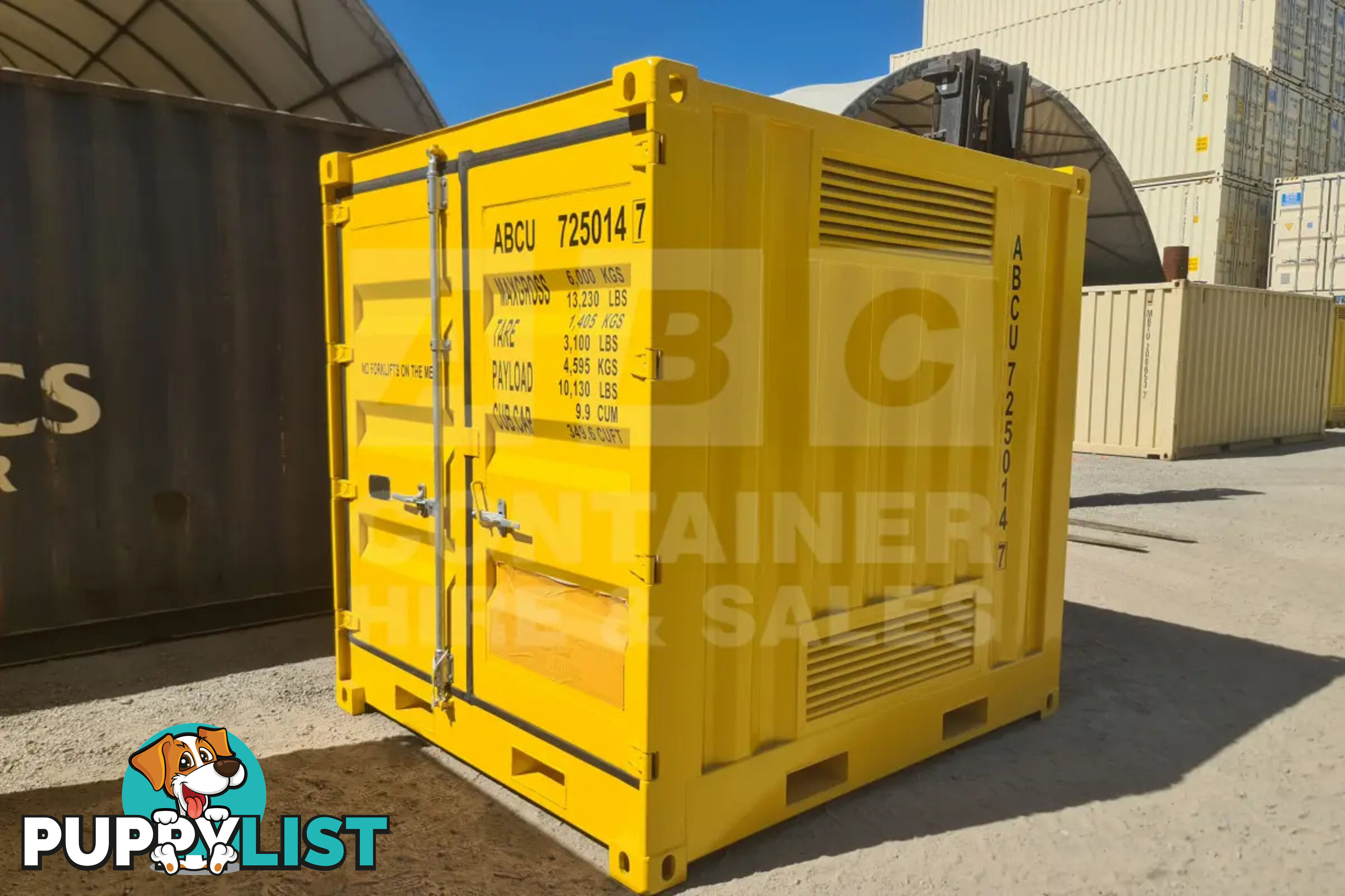 8' DANGEROUS GOODS SHIPPING CONTAINER (4 CORNER POST)