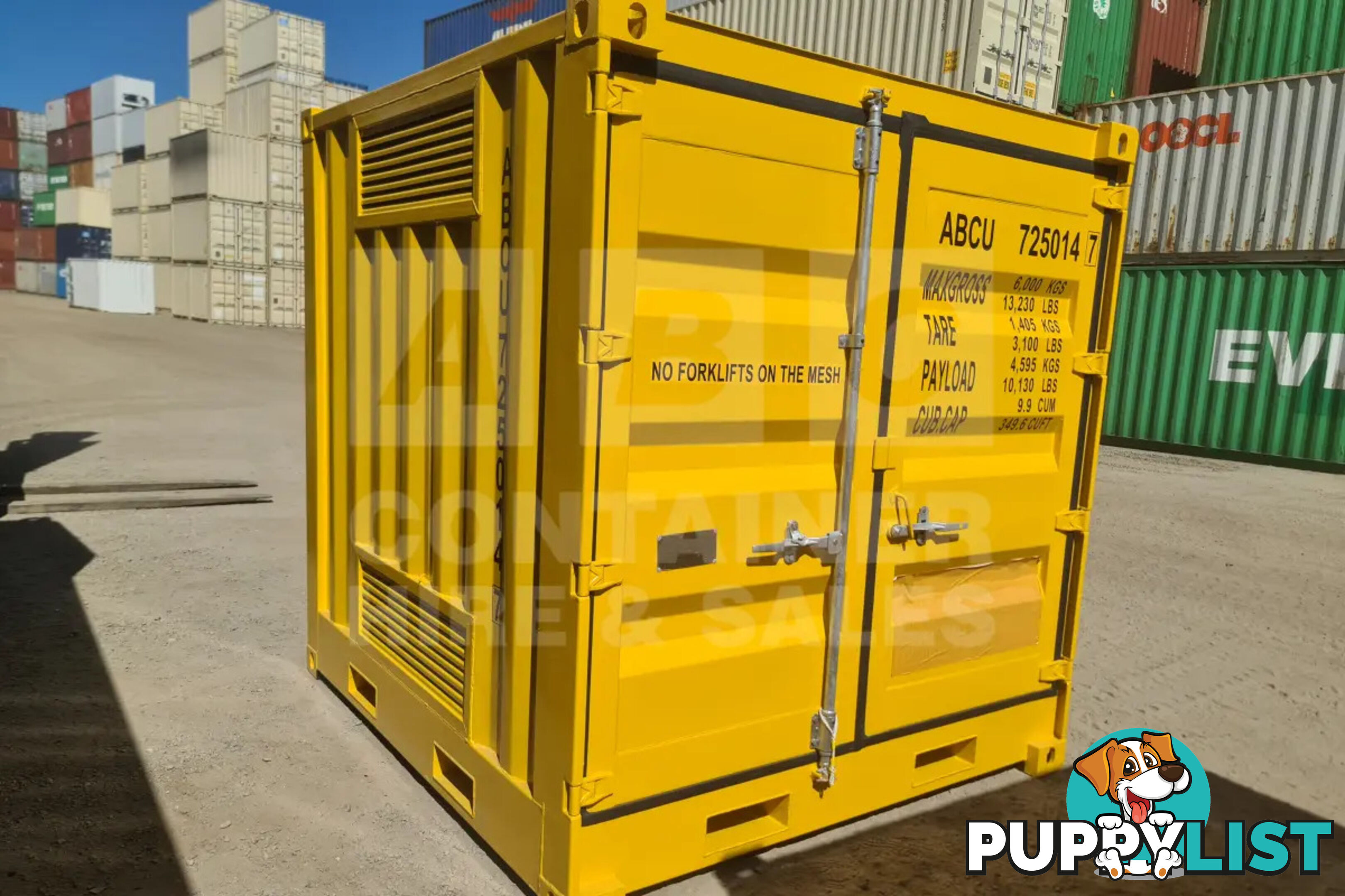 8' DANGEROUS GOODS SHIPPING CONTAINER (4 CORNER POST)