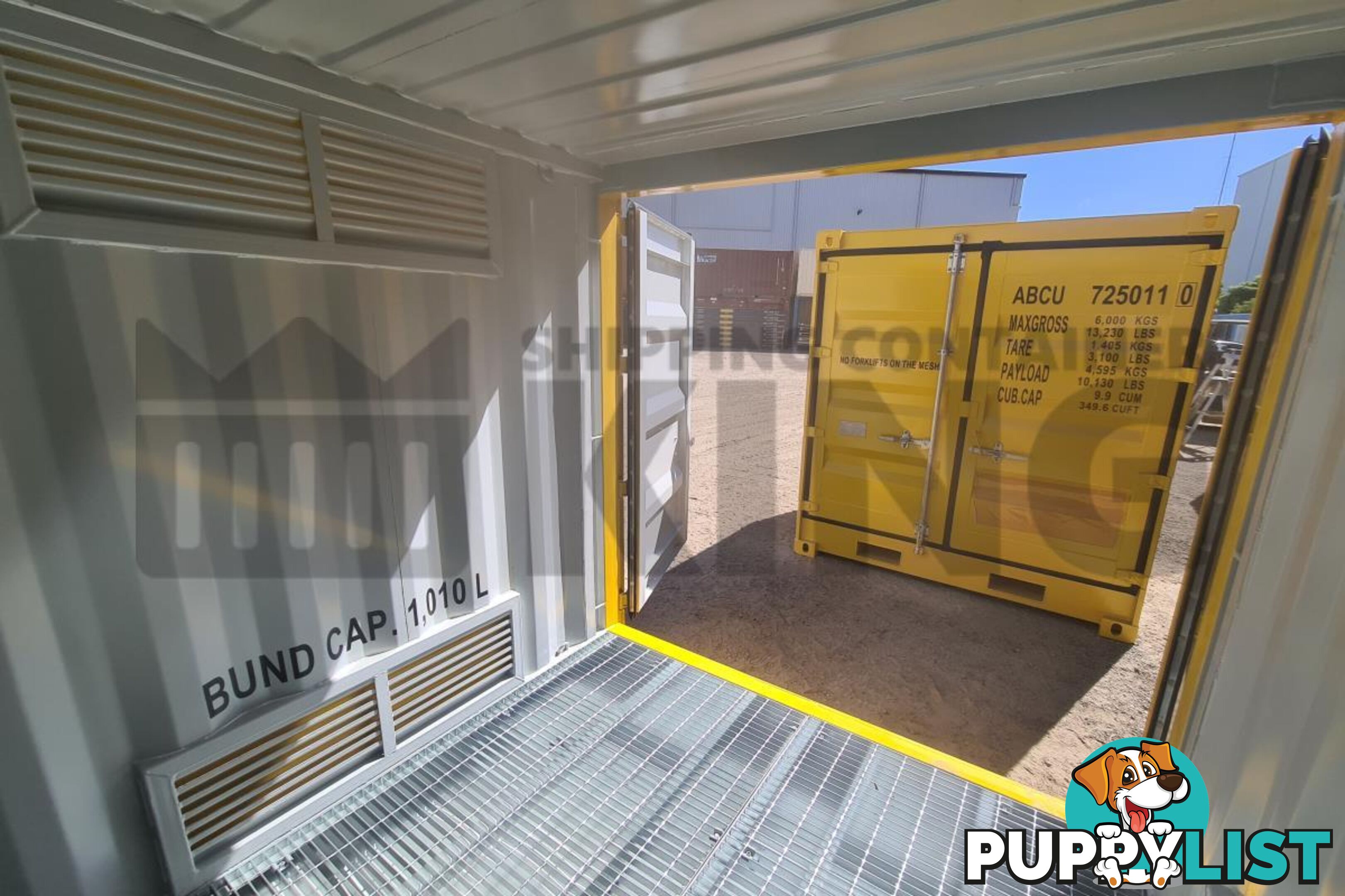 8' DANGEROUS GOODS SHIPPING CONTAINER (4 CORNER POST)