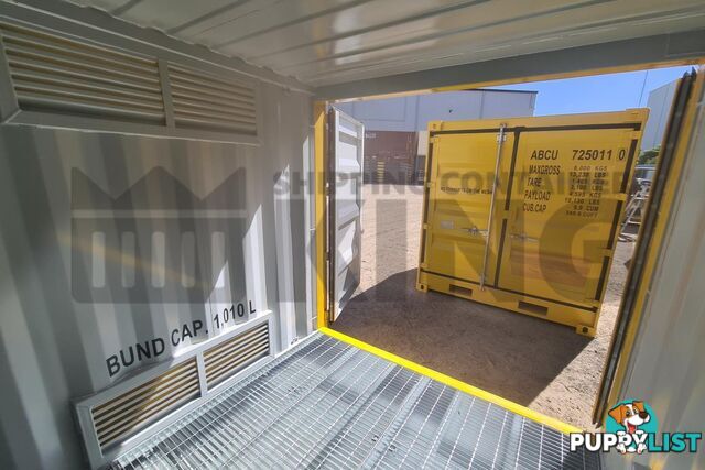 8' DANGEROUS GOODS SHIPPING CONTAINER (4 CORNER POST)