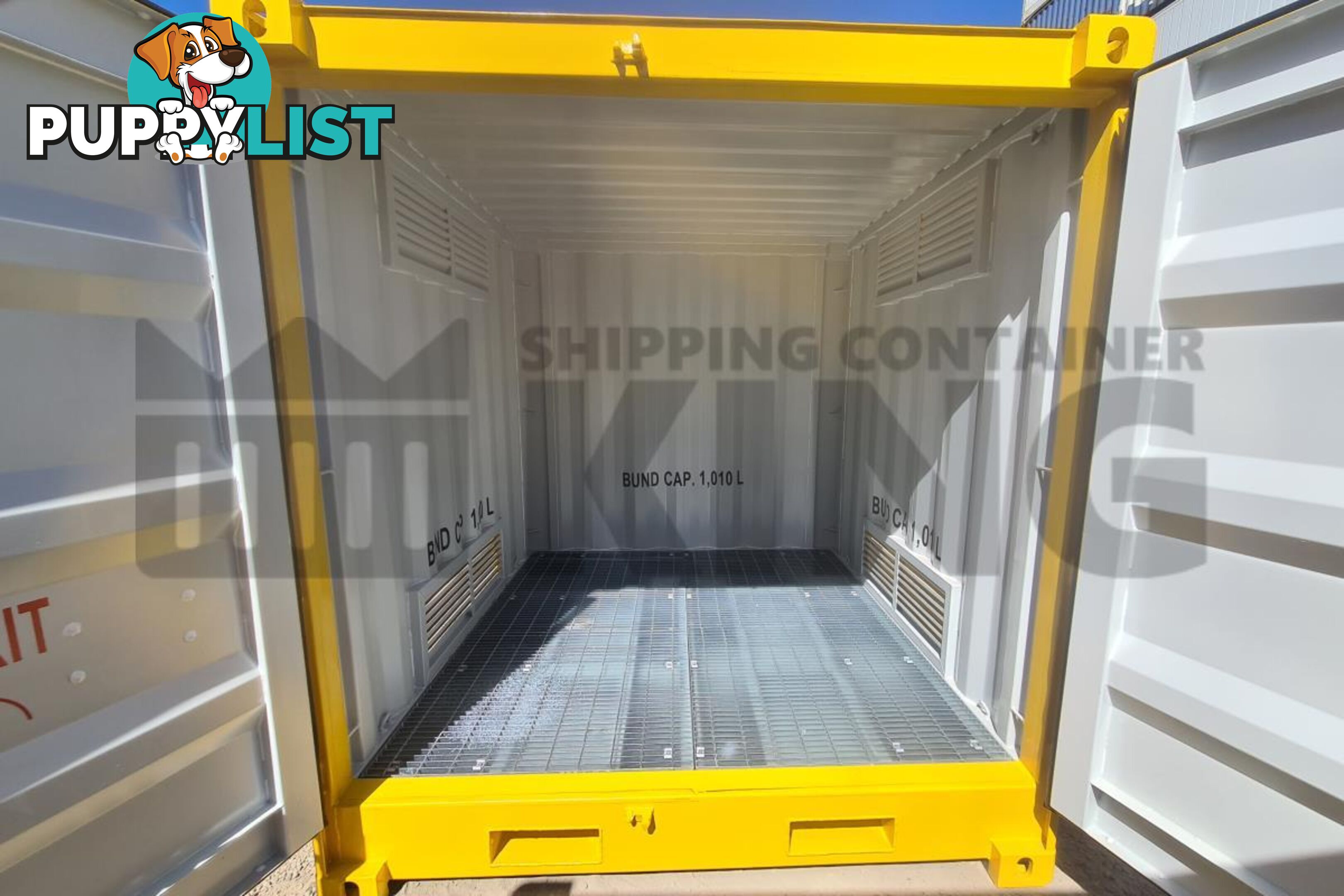 8' DANGEROUS GOODS SHIPPING CONTAINER (4 CORNER POST)