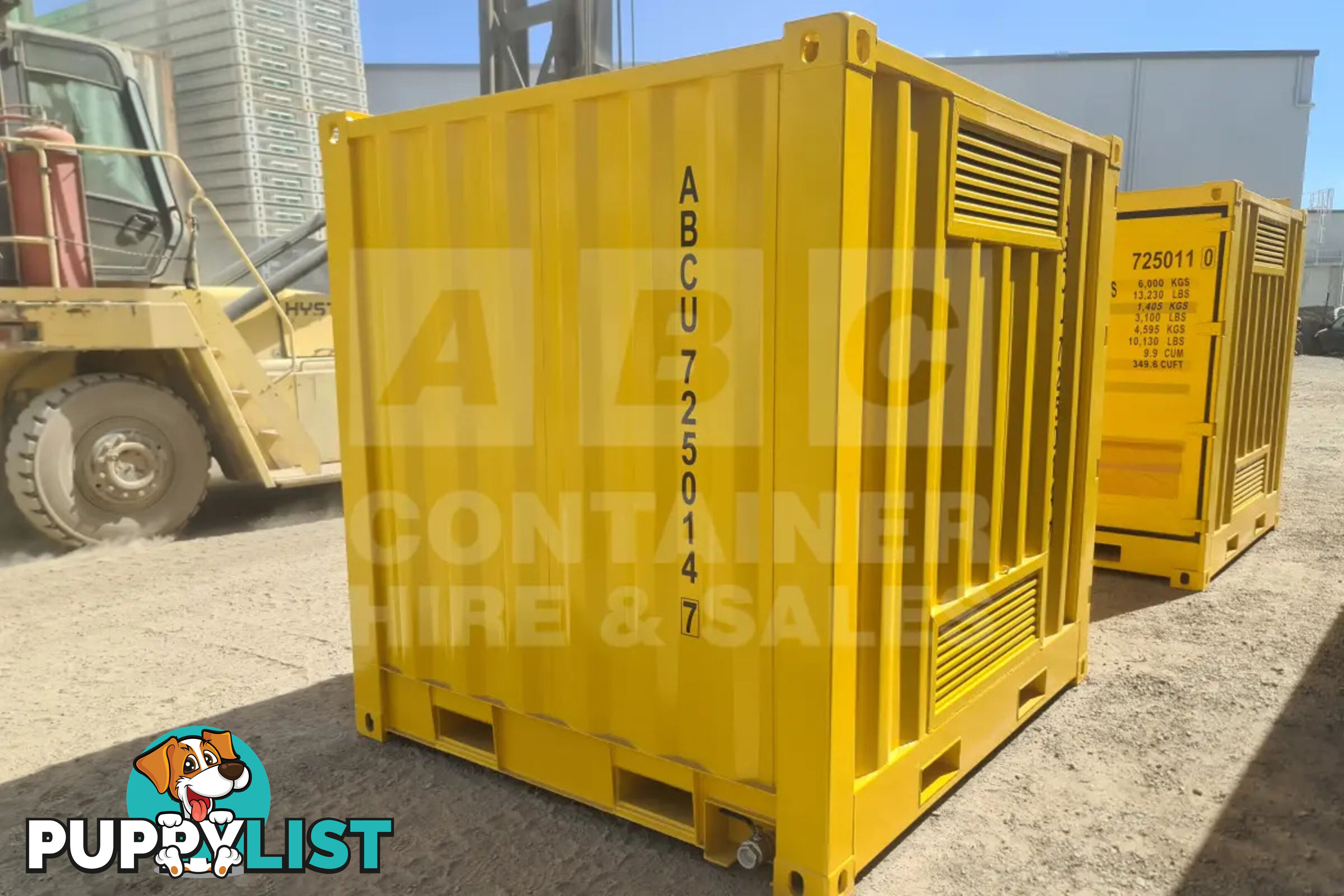 8' DANGEROUS GOODS SHIPPING CONTAINER (4 CORNER POST)